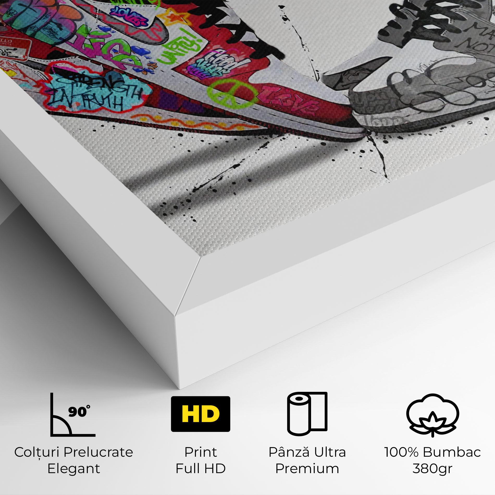 Tablou Canvas Love On My Toes mockup 4