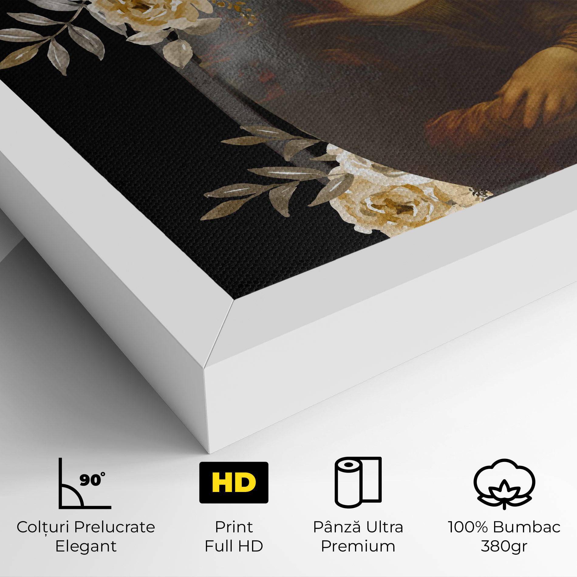 Tablou Canvas Monalisa Bomb mockup 4