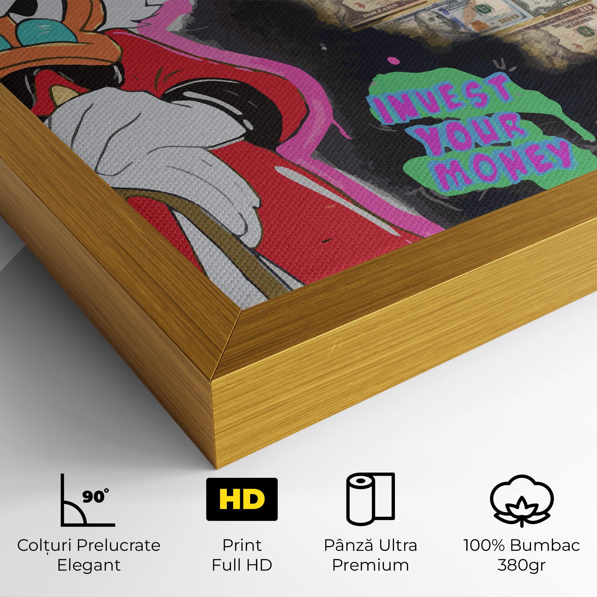 Tablou Canvas Money Advice mockup 4