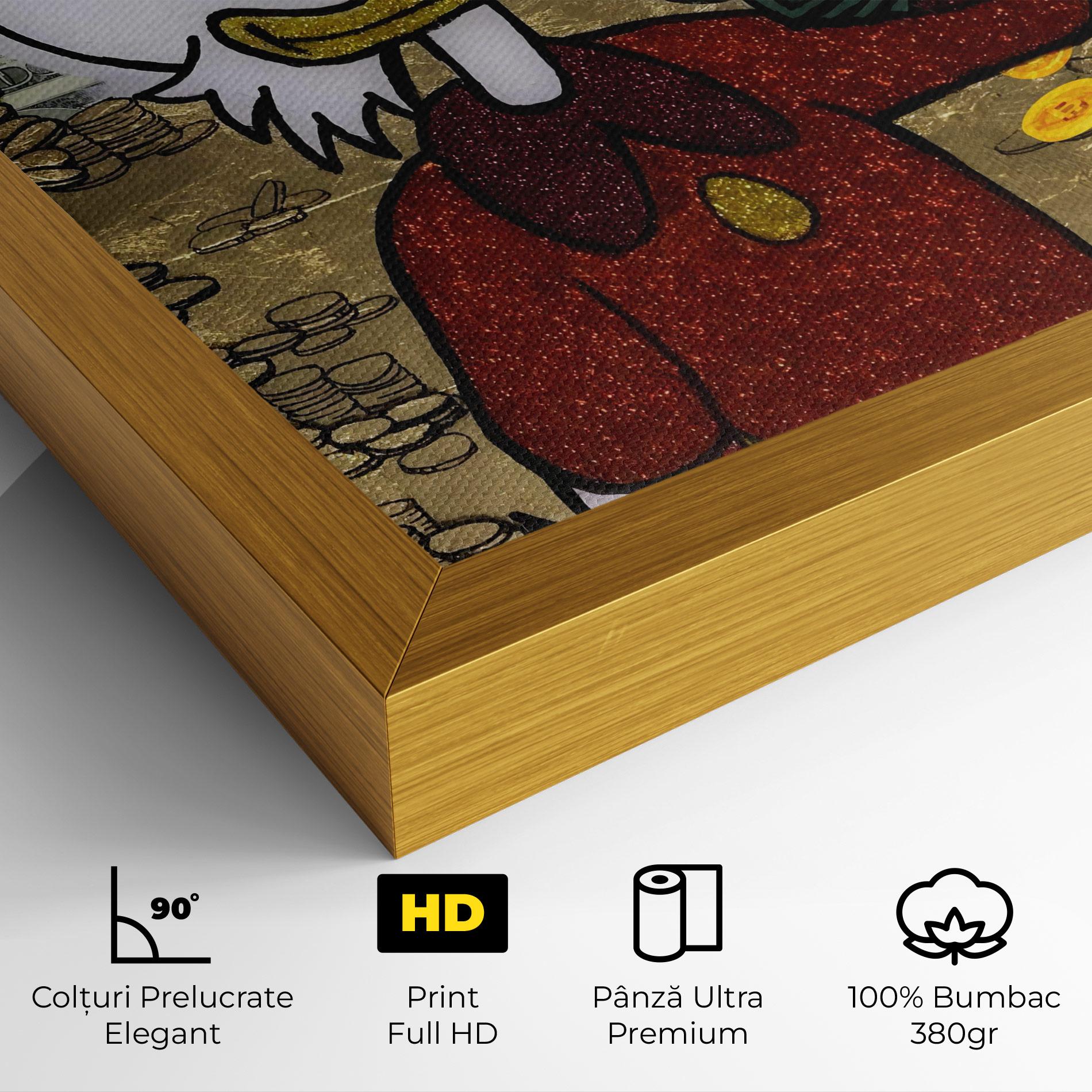 Tablou Canvas Smell Like Money mockup 4