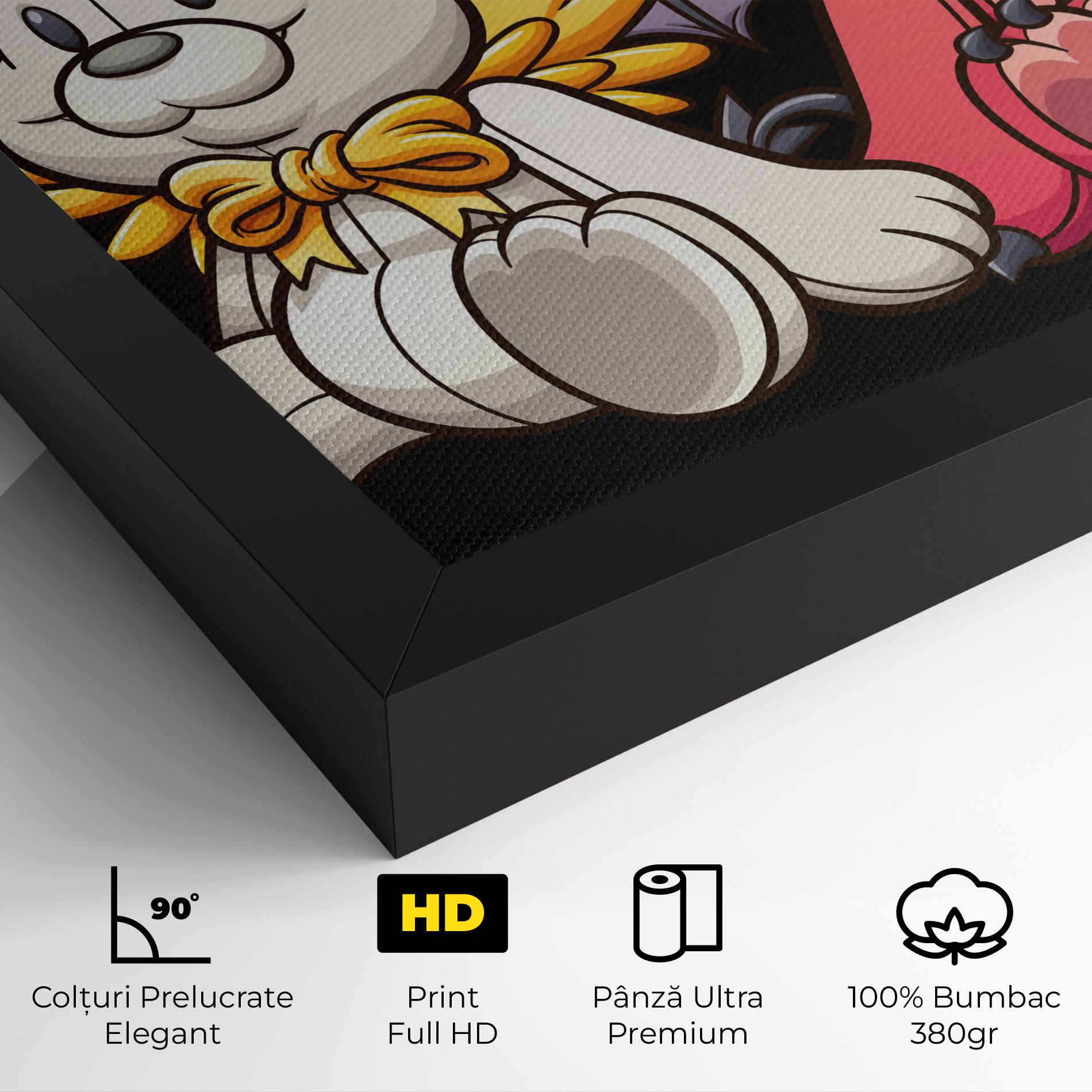 Tablou Canvas Angel Bear mockup 4
