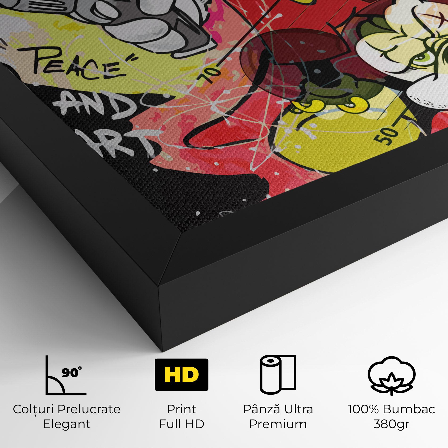 Tablou Canvas Gangsta Mickey mockup 4