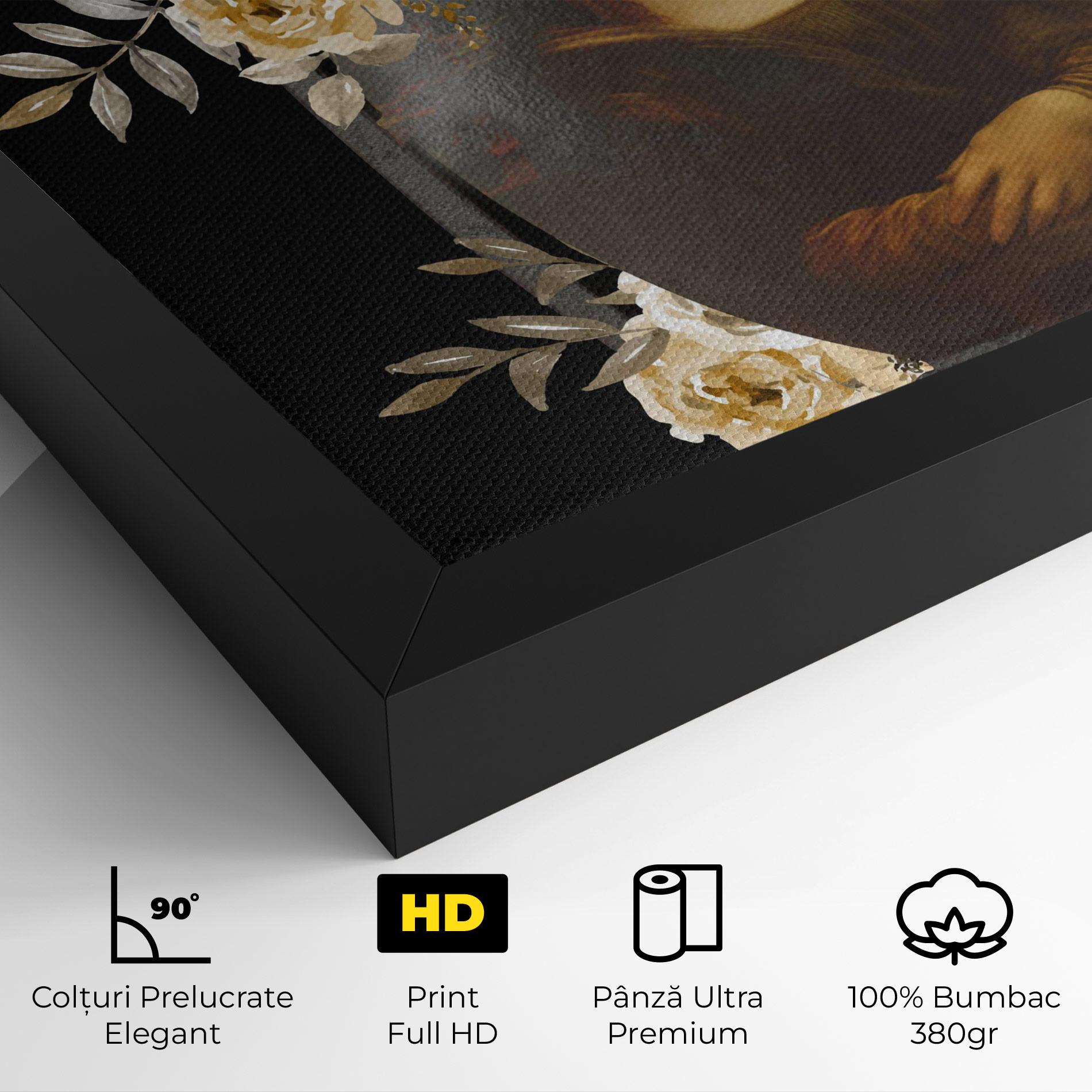 Tablou Canvas Monalisa Bomb mockup 4