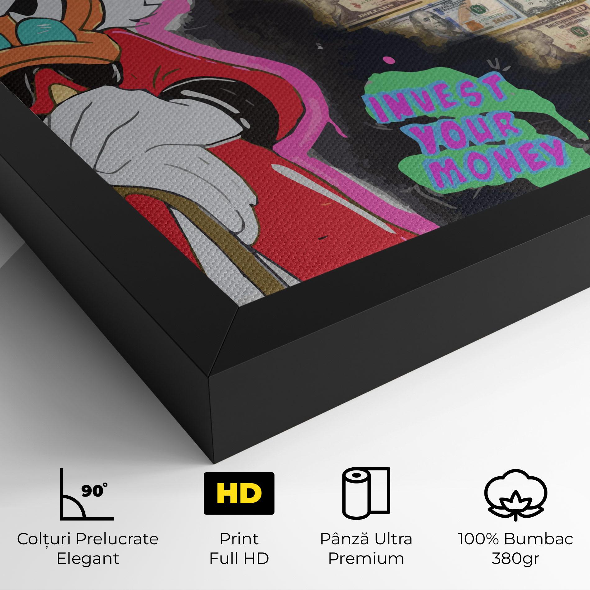 Tablou Canvas Money Advice mockup 4