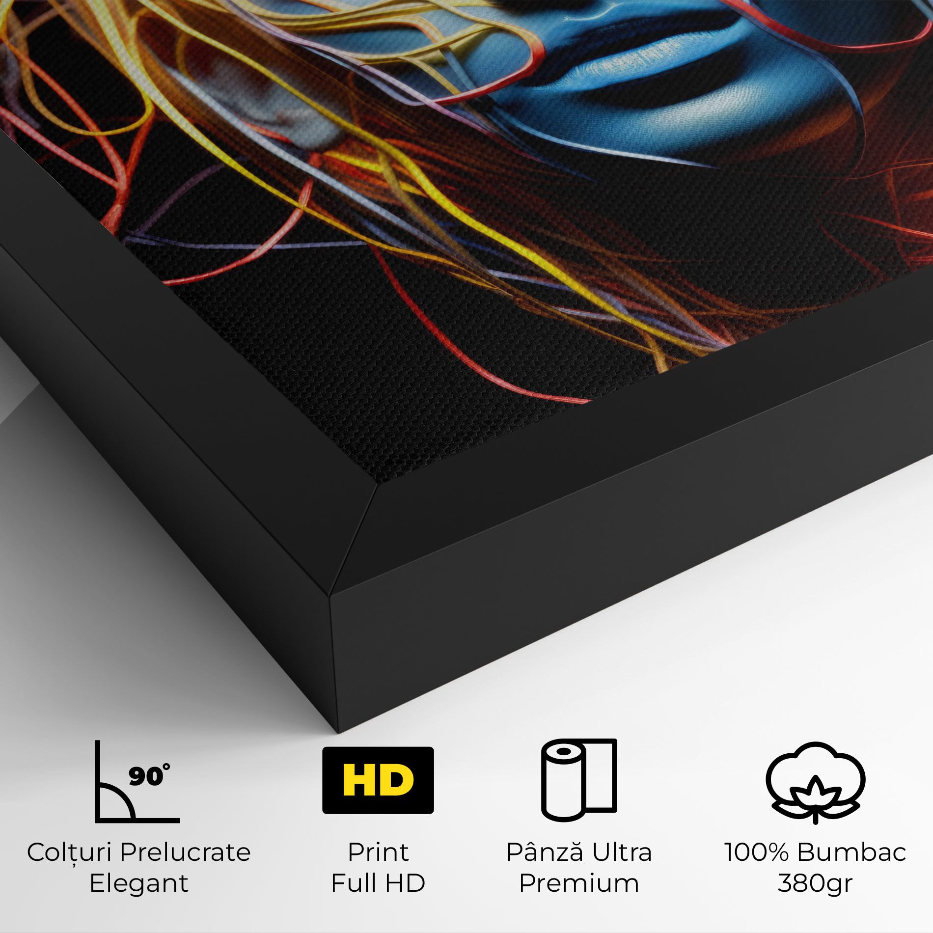 Neon Lights Hair mockup 4