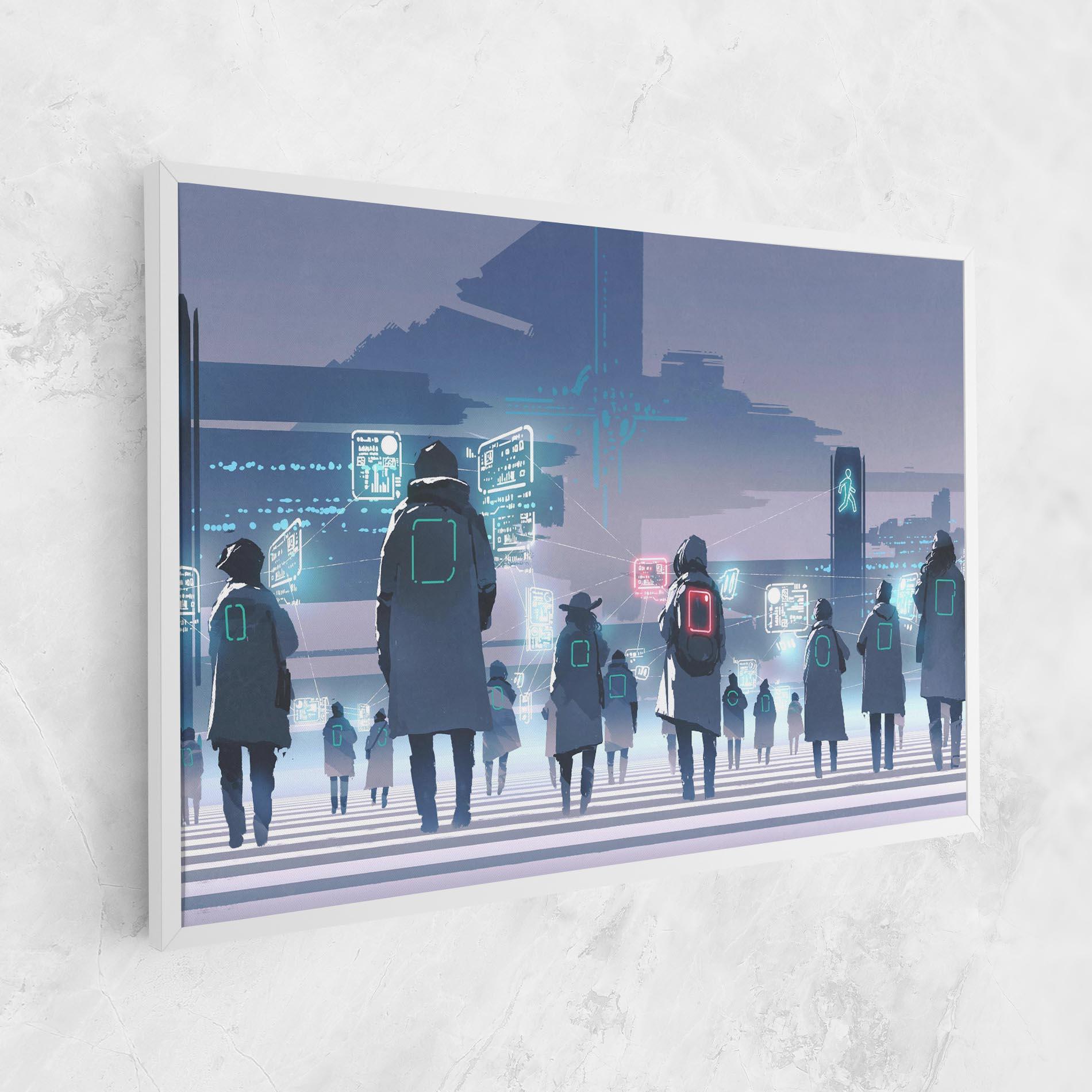 Tablou Canvas Futuristic People mockup 1