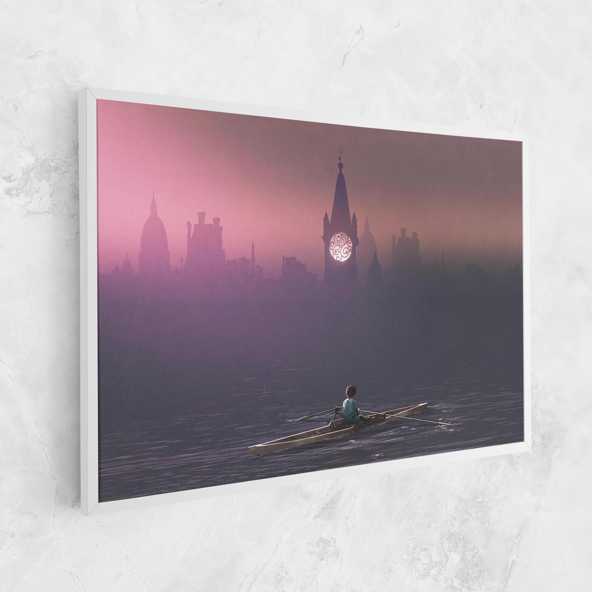 Tablou Canvas Mist City mockup 1