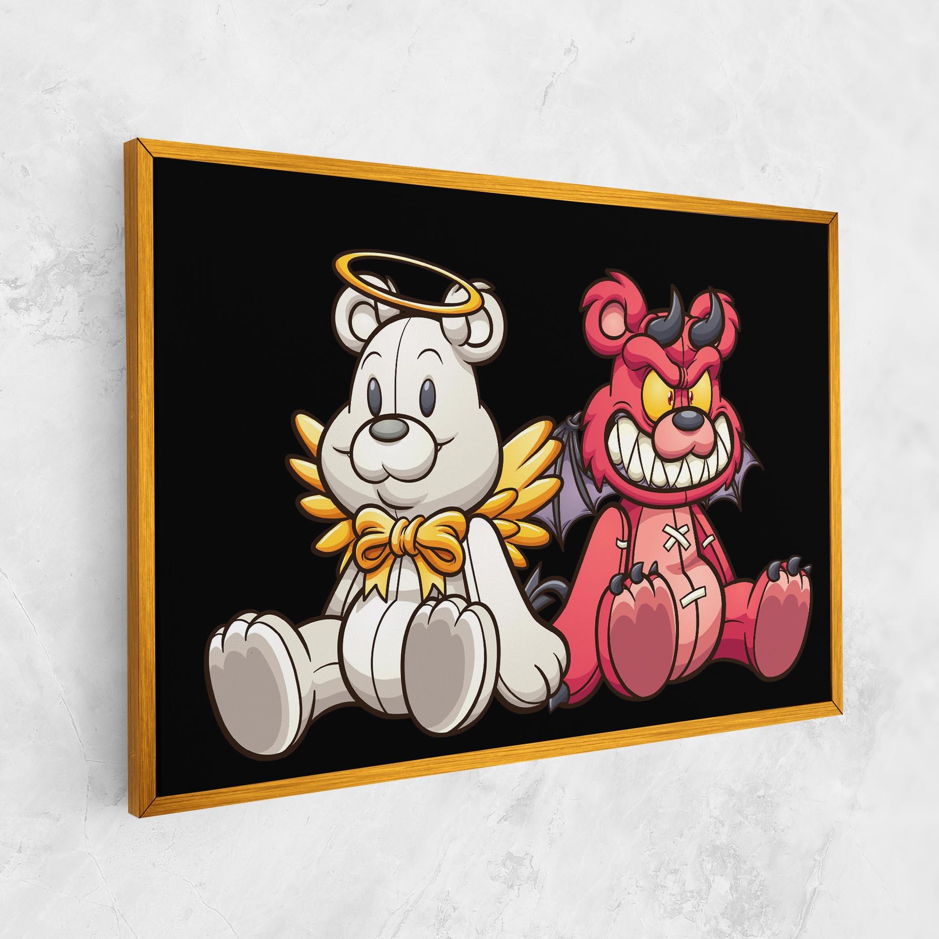 Tablou Canvas Angel Bear mockup 1