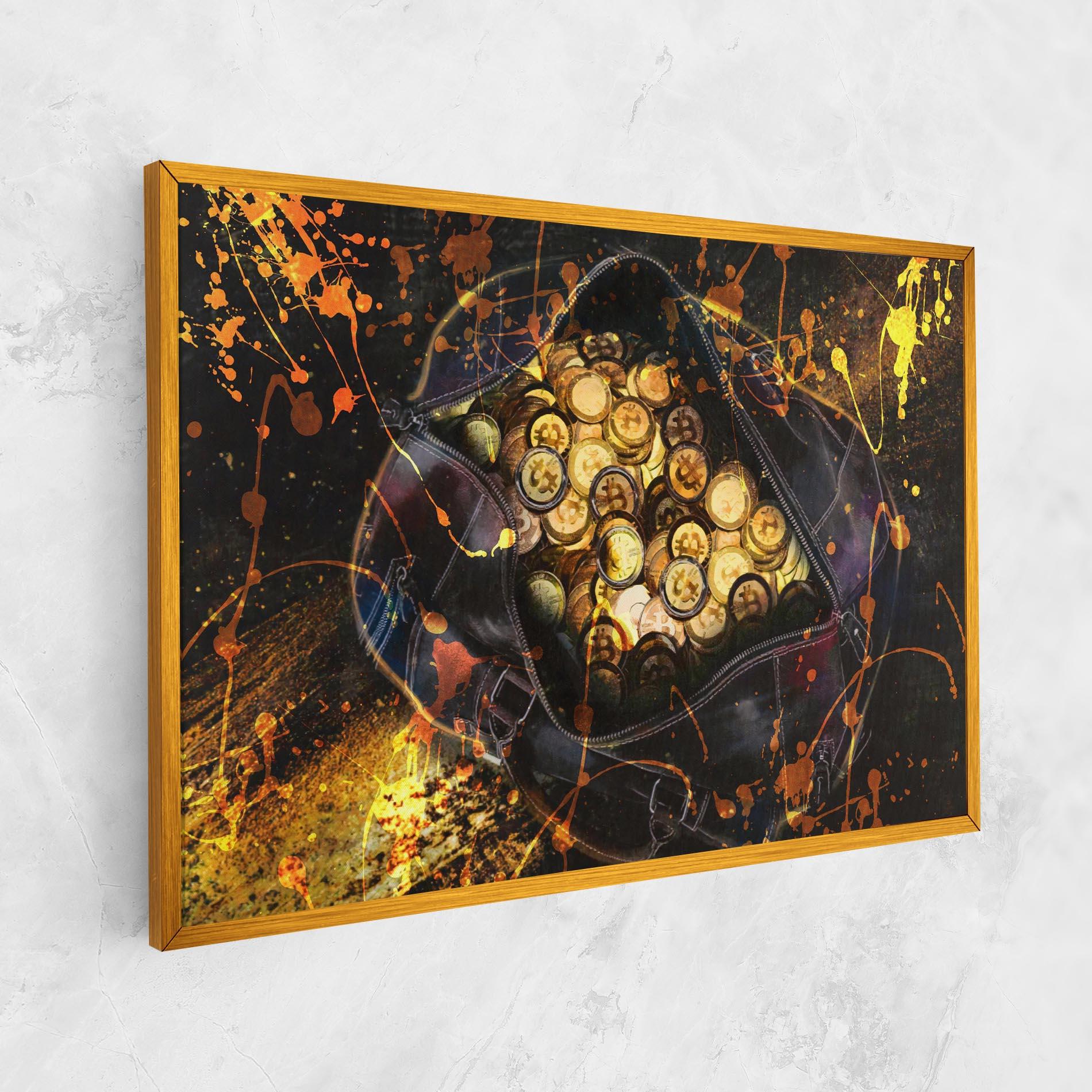 Tablou Canvas Crypto Rich mockup 1