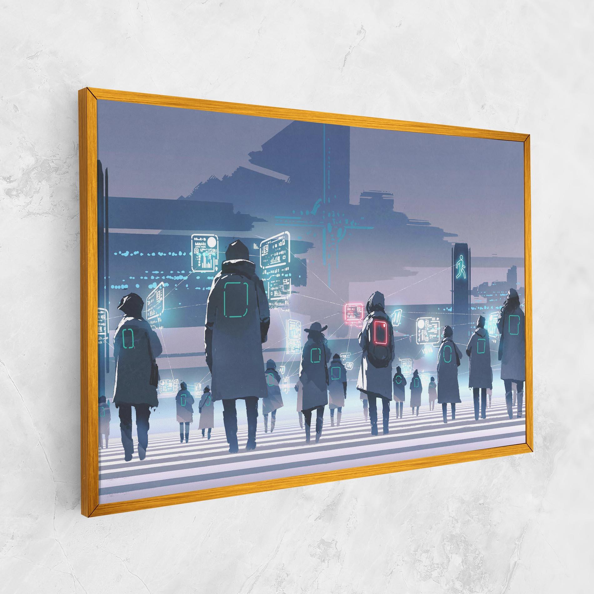 Tablou Canvas Futuristic People mockup 1