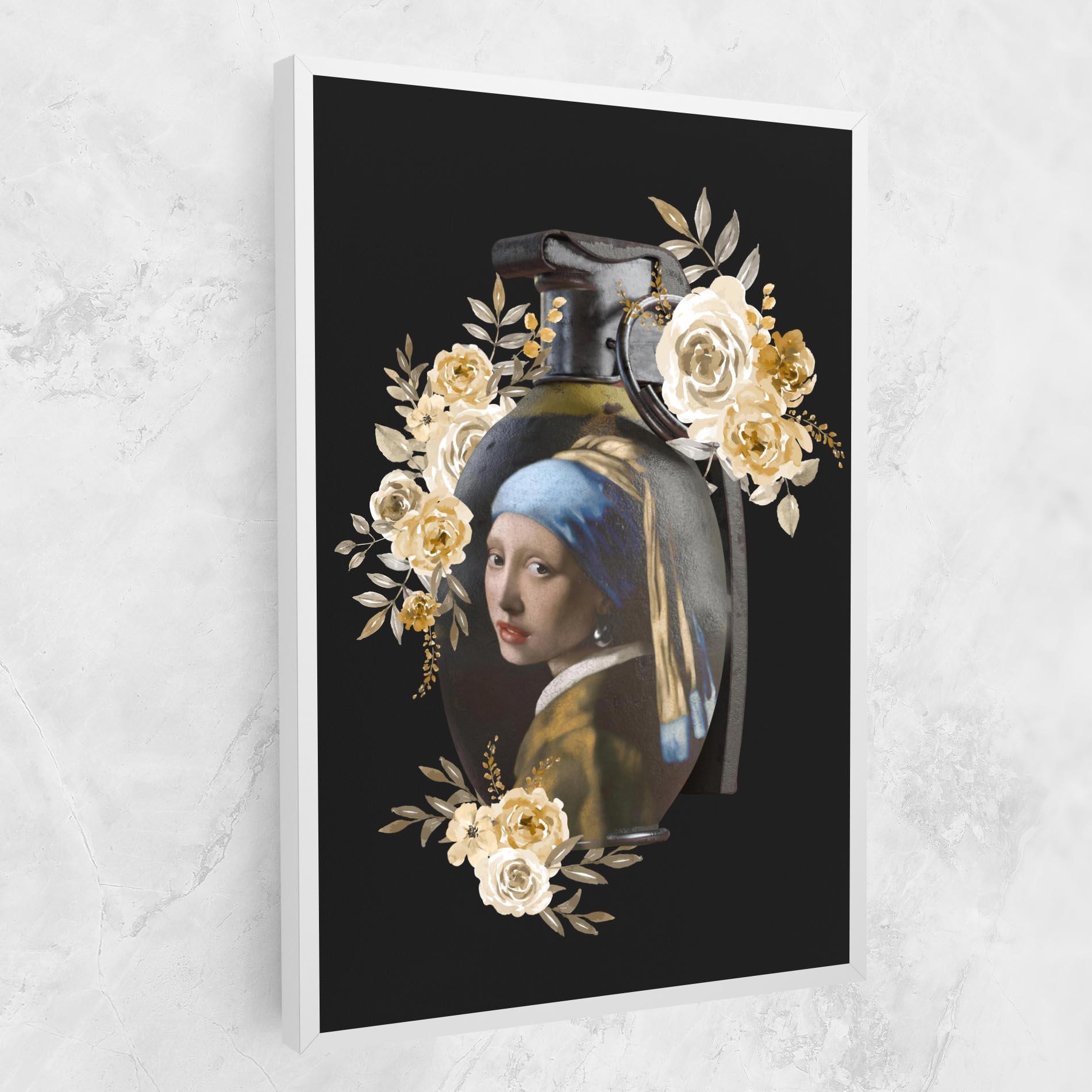 Tablou Canvas A Girl Is A Grenade mockup 1