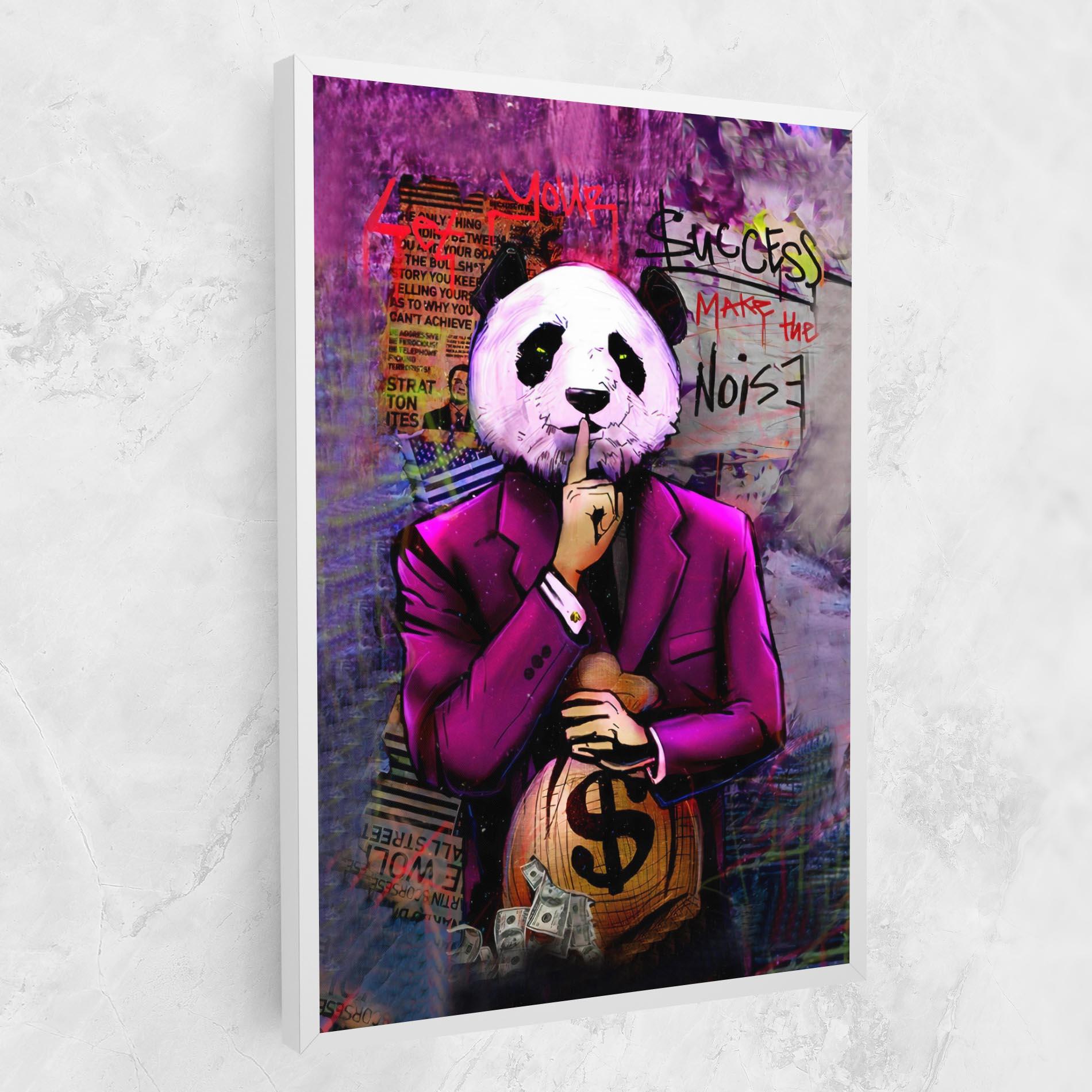 Tablou Canvas Silence Panda mockup 1
