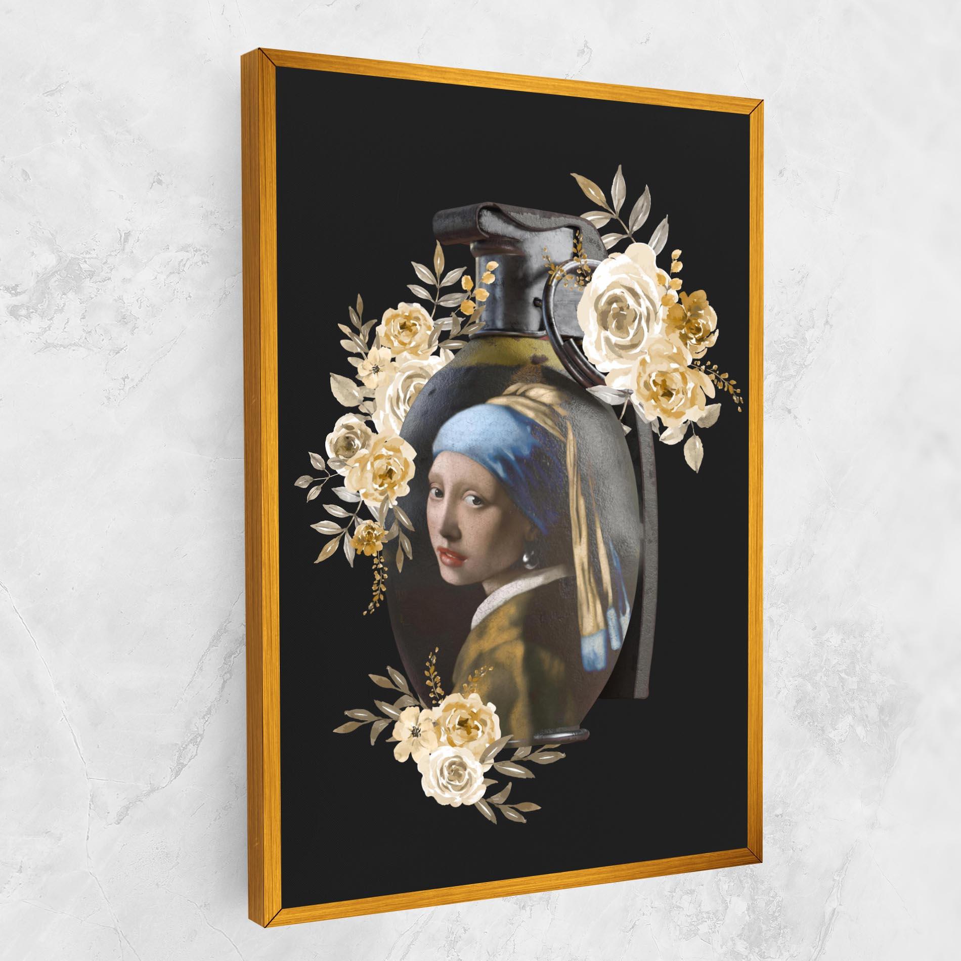 Tablou Canvas A Girl Is A Grenade mockup 1