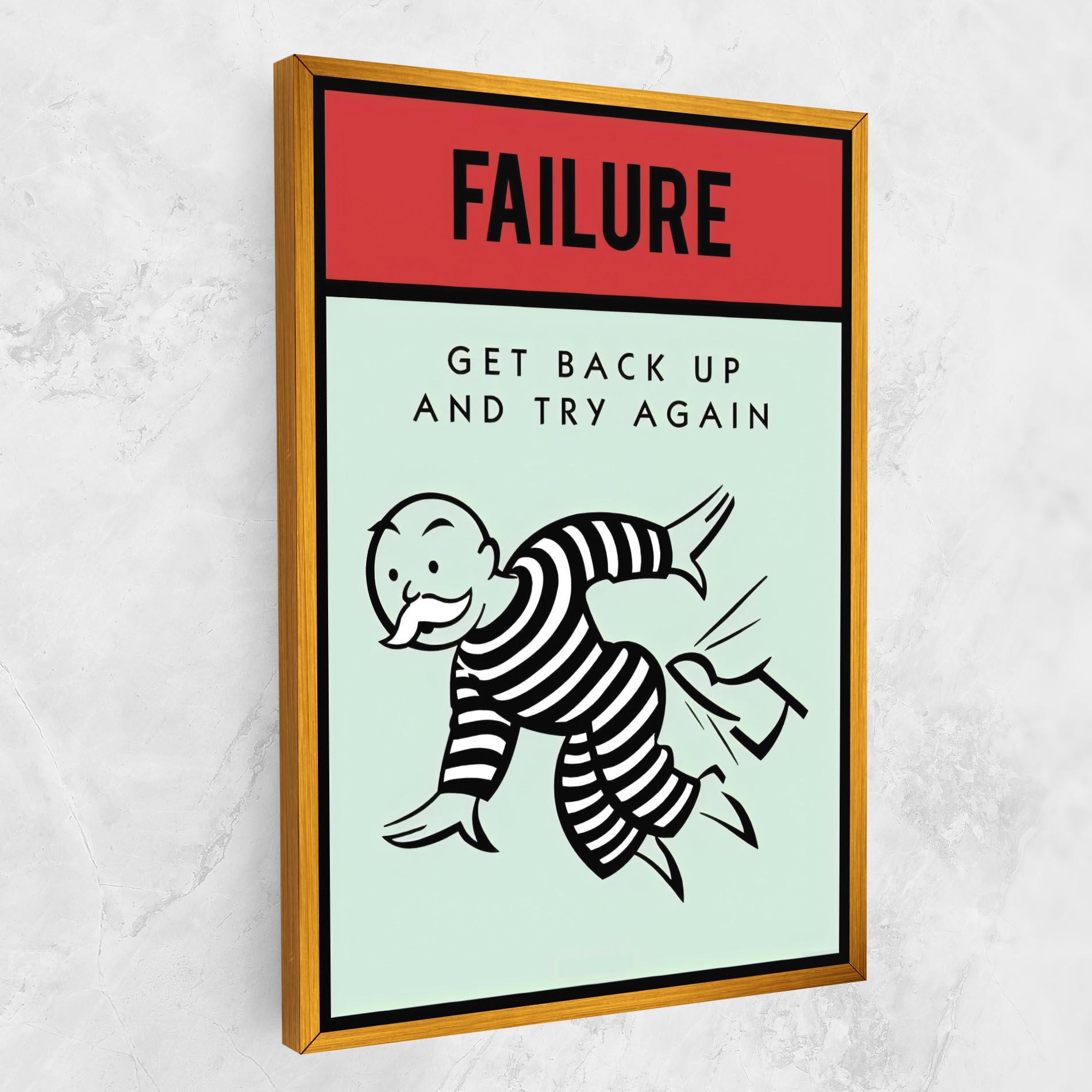 Tablou Canvas FAILURE mockup 1