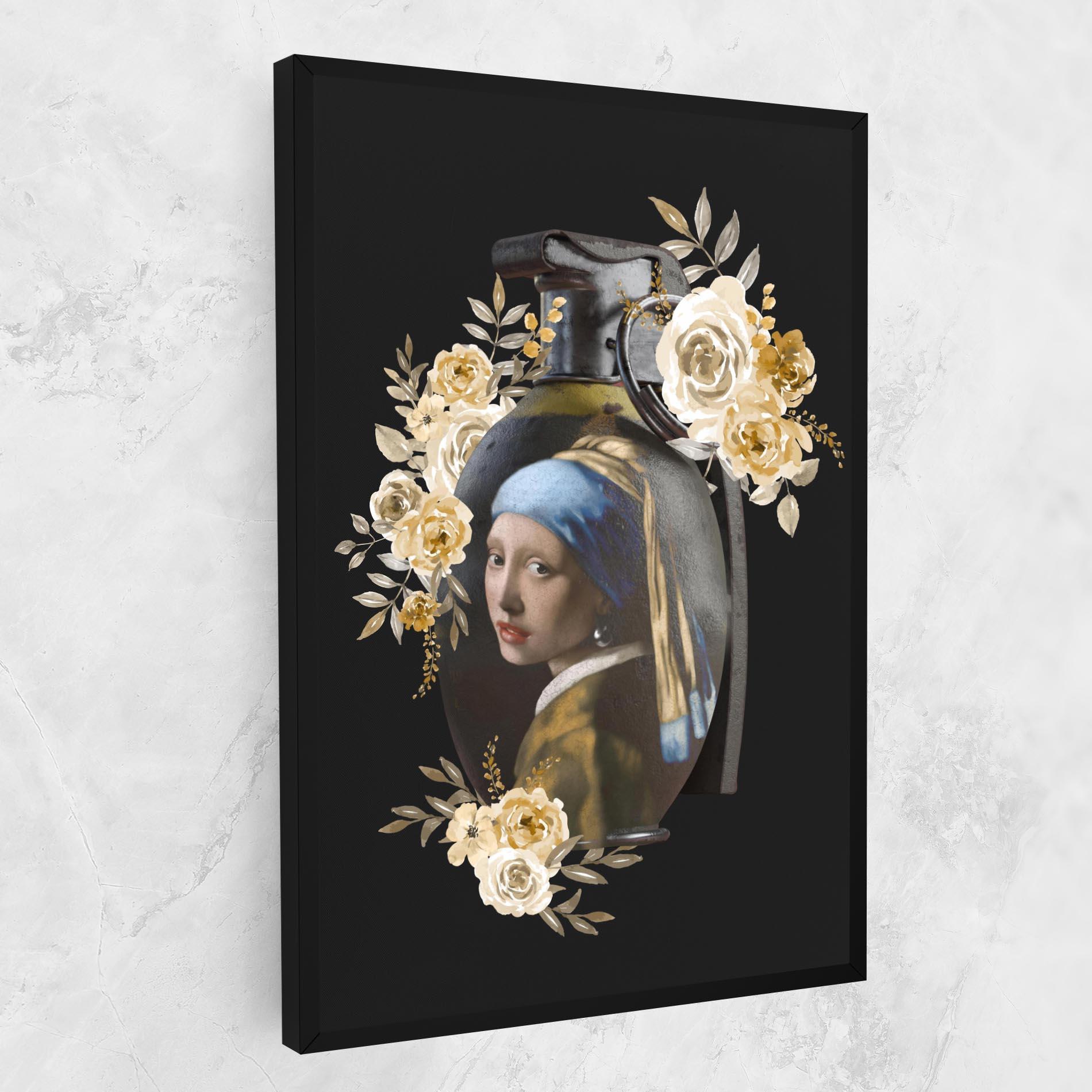 Tablou Canvas A Girl Is A Grenade mockup 1