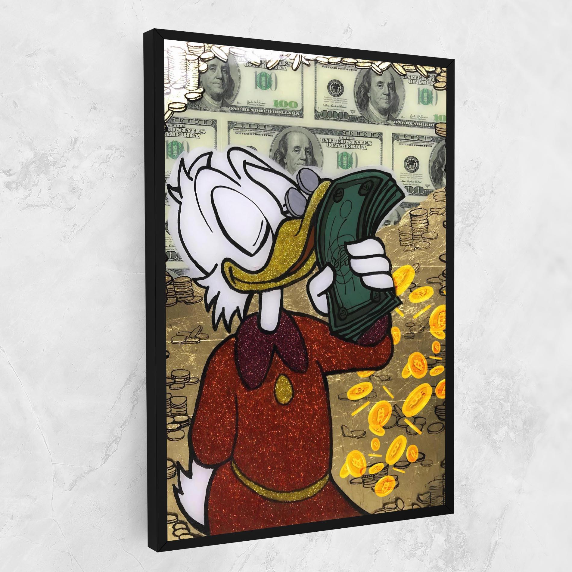 Tablou Canvas Smell Like Money mockup 1