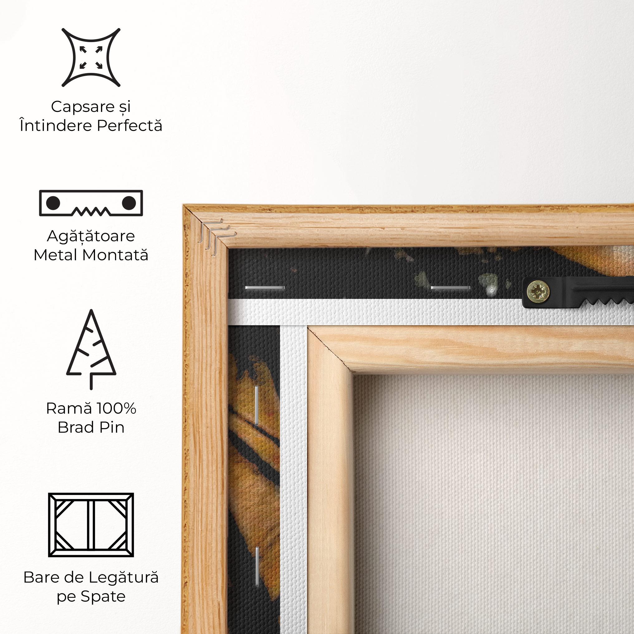 Tablou Canvas Blue Light Face mockup 5