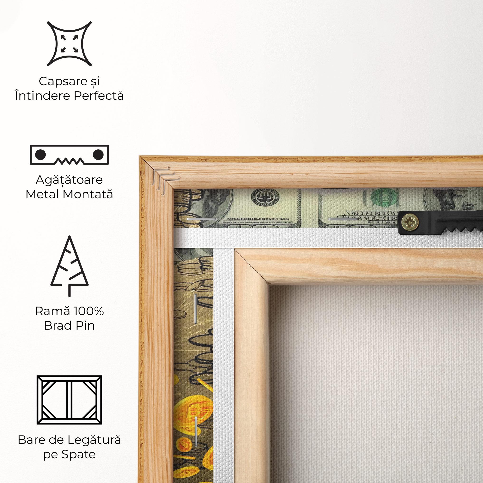 Tablou Canvas Smell Like Money mockup 5