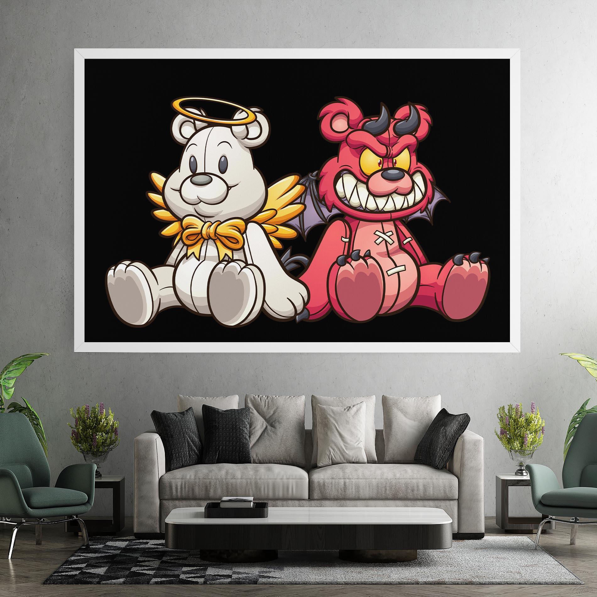 Tablou Canvas Angel Bear mockup 7