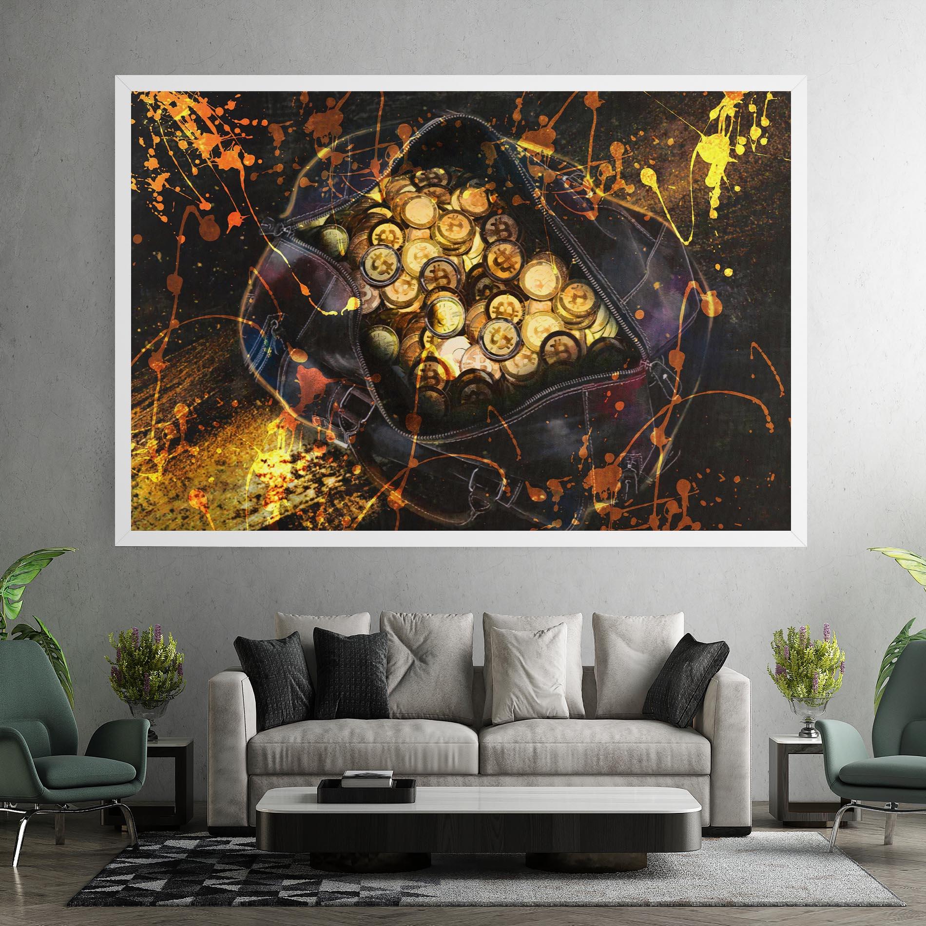 Tablou Canvas Crypto Rich mockup 7