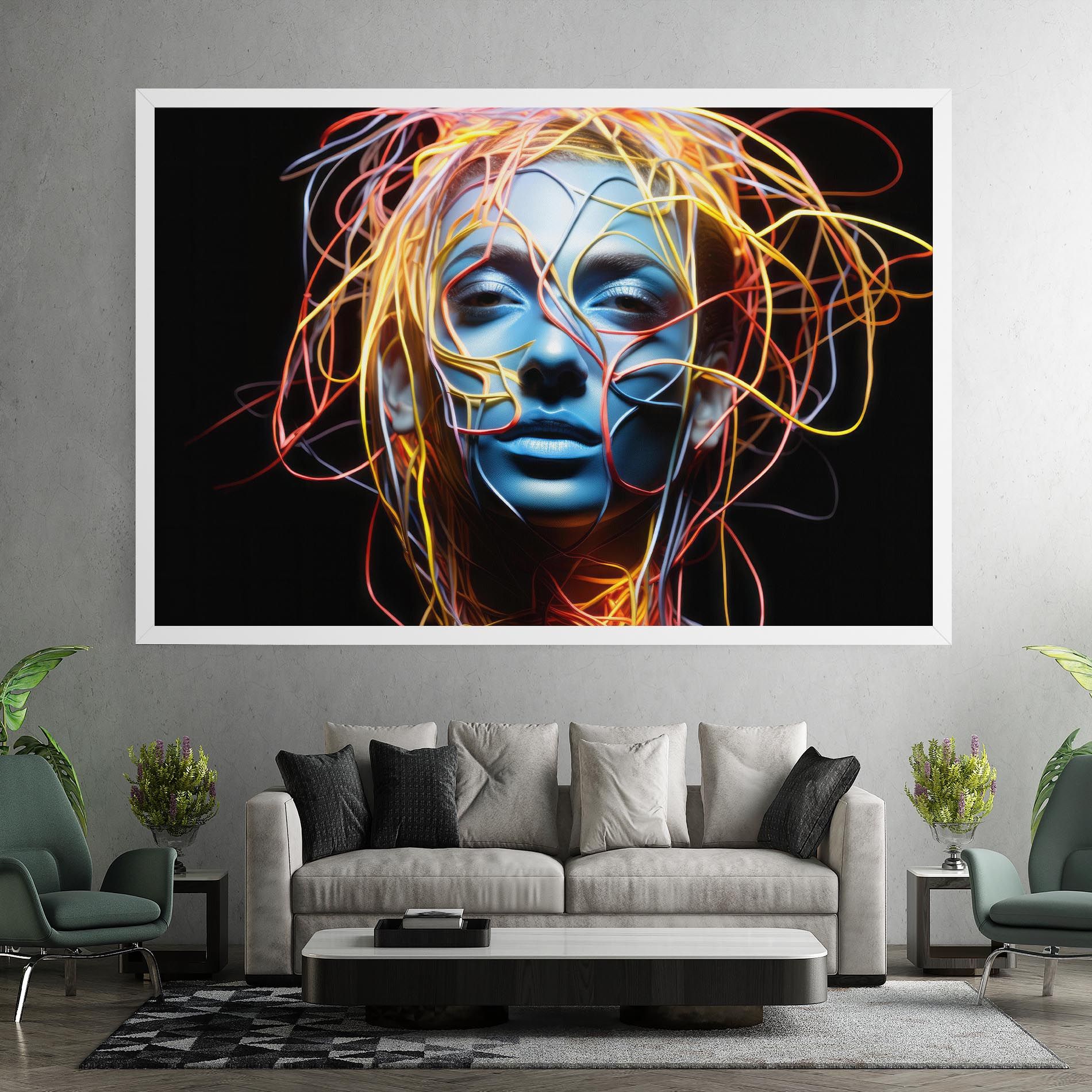 Neon Lights Hair mockup 7