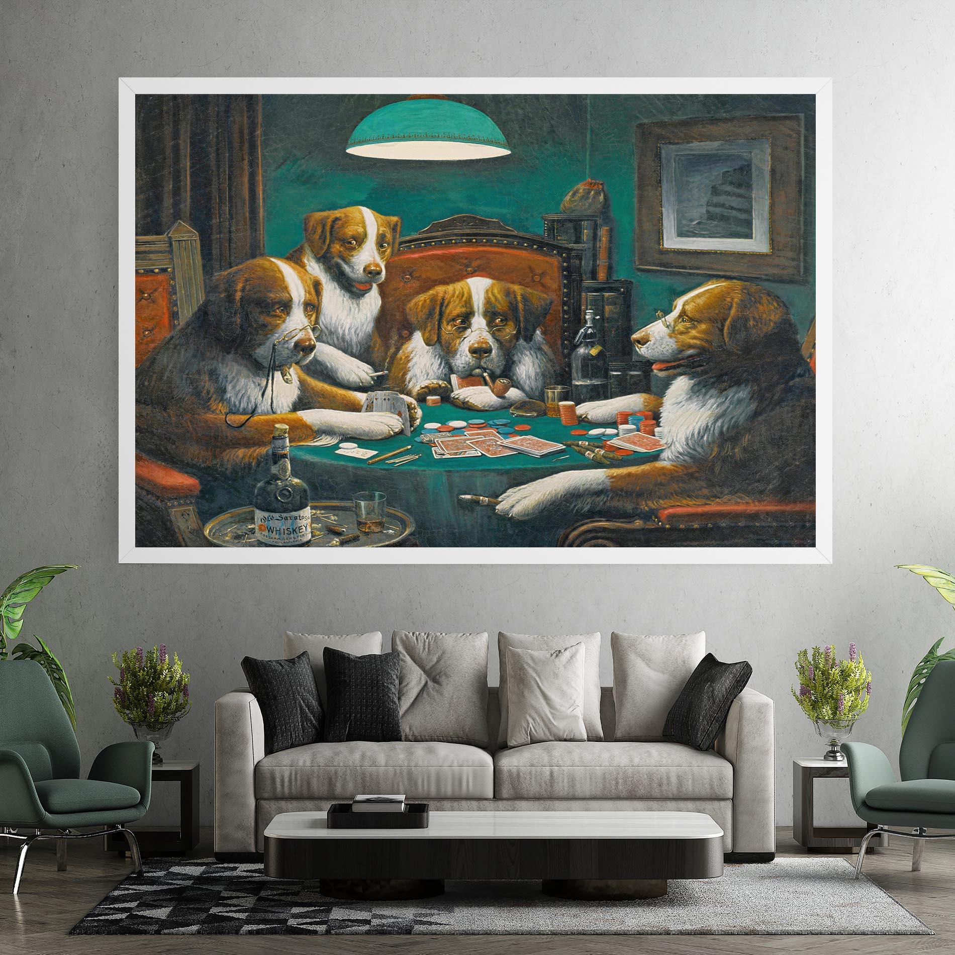 Tablou Canvas Poker Game mockup 7