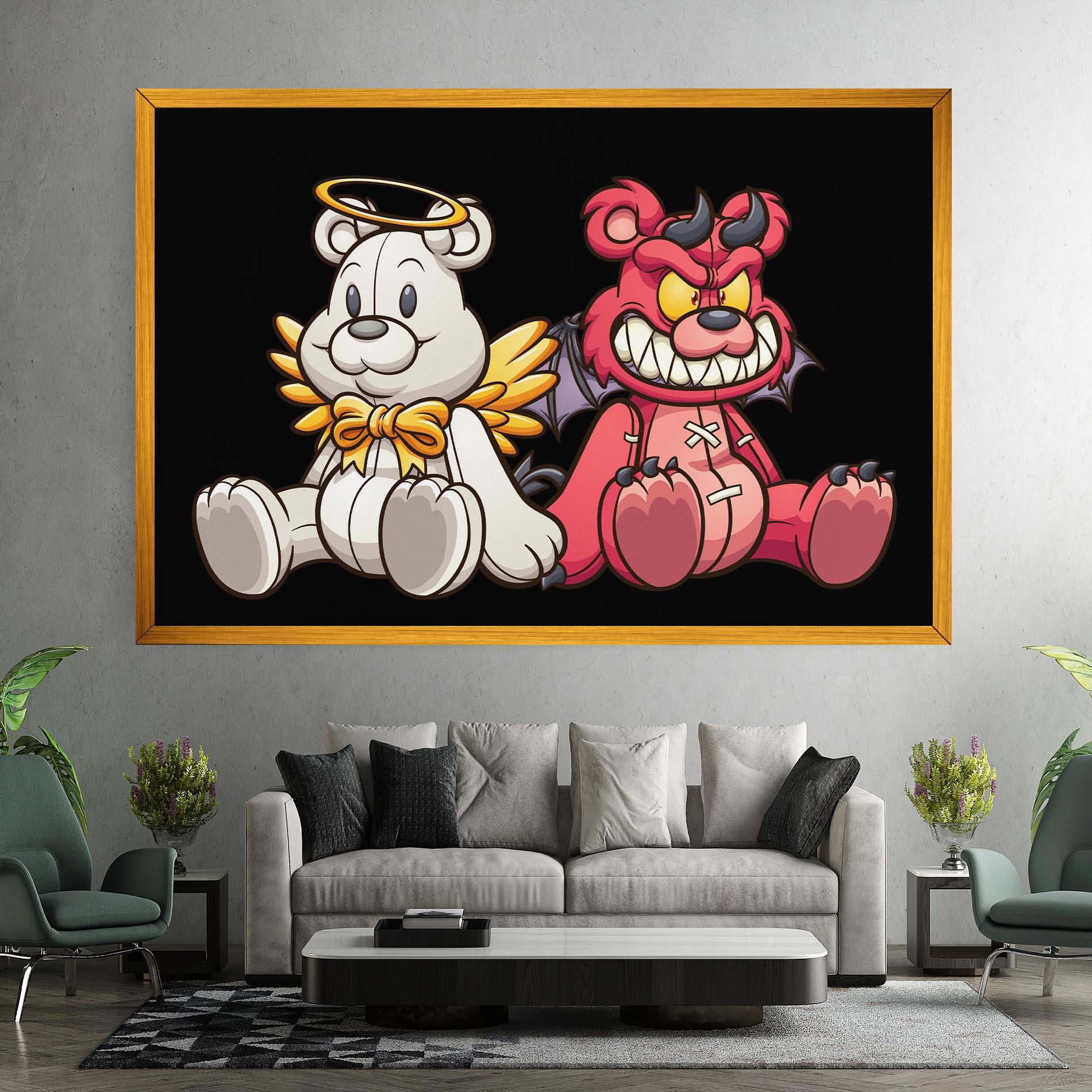 Tablou Canvas Angel Bear mockup 7