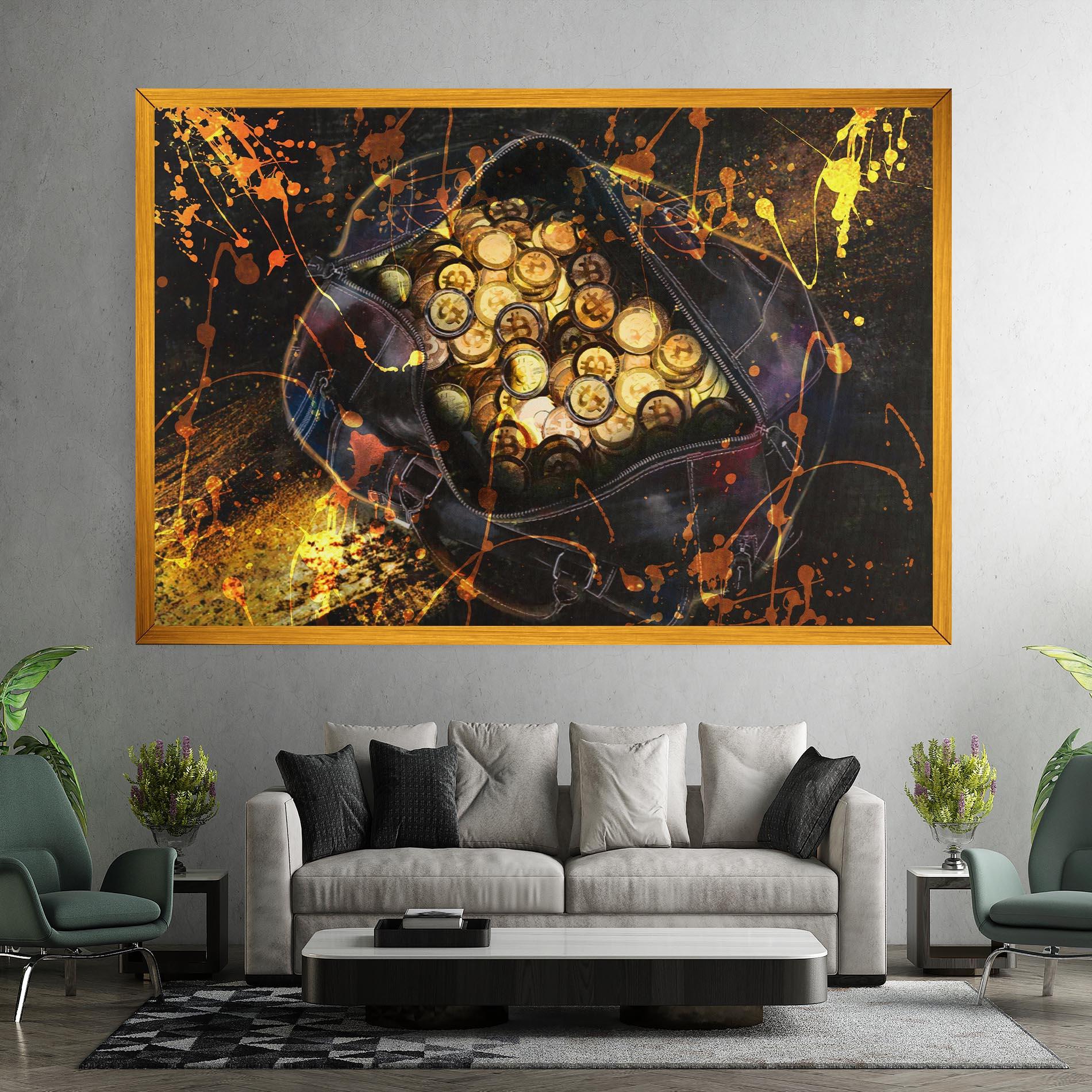 Tablou Canvas Crypto Rich mockup 7