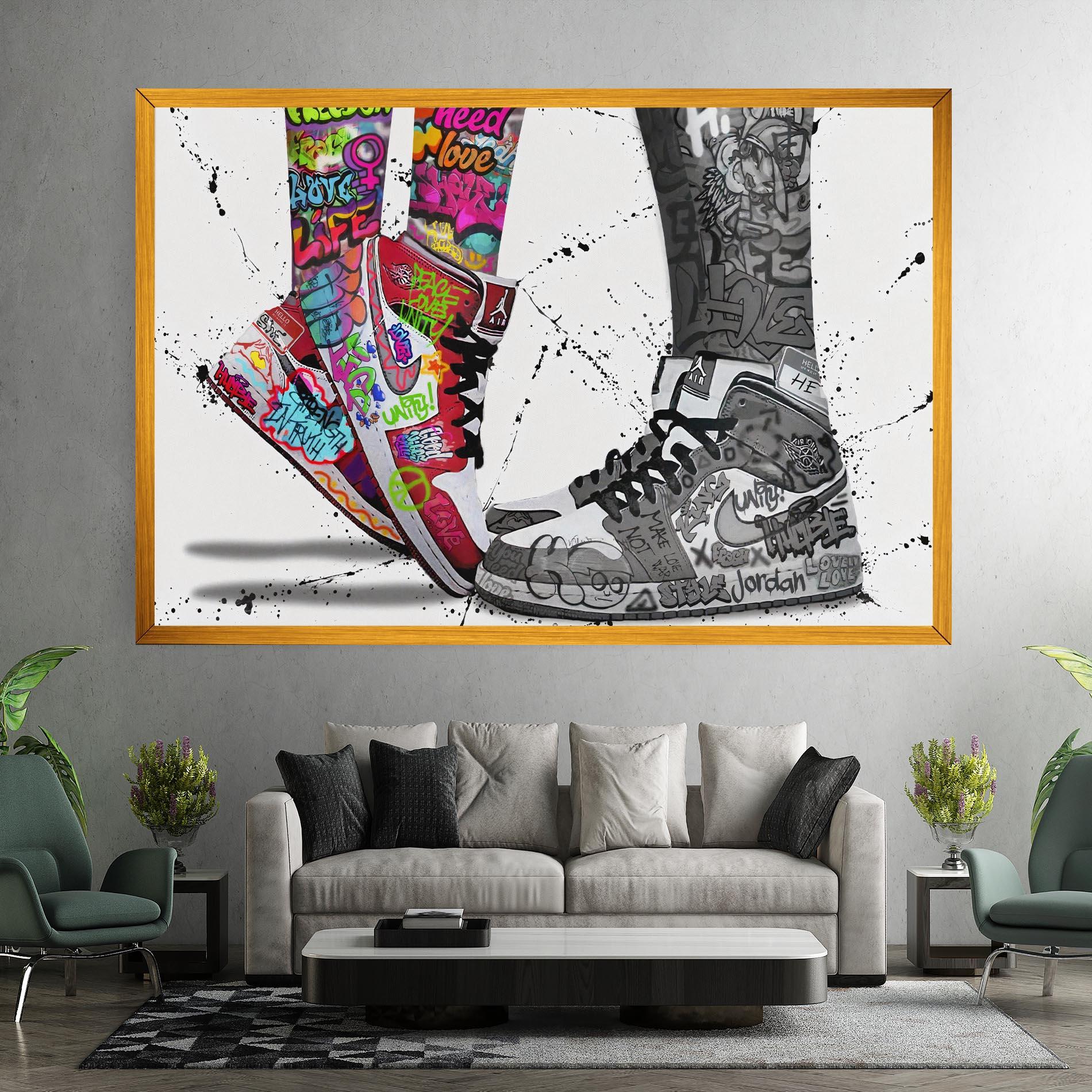 Tablou Canvas Love On My Toes mockup 7