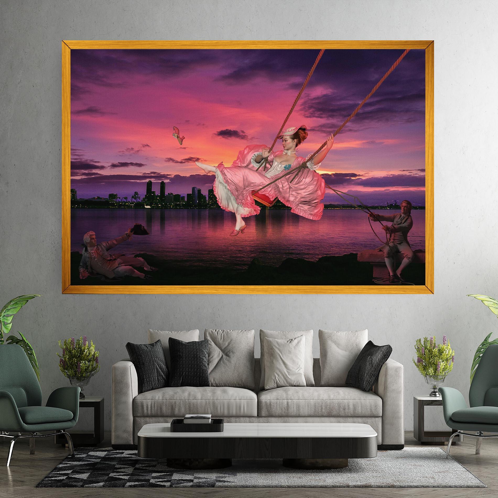 Tablou Canvas Once Upon A Sunset mockup 7