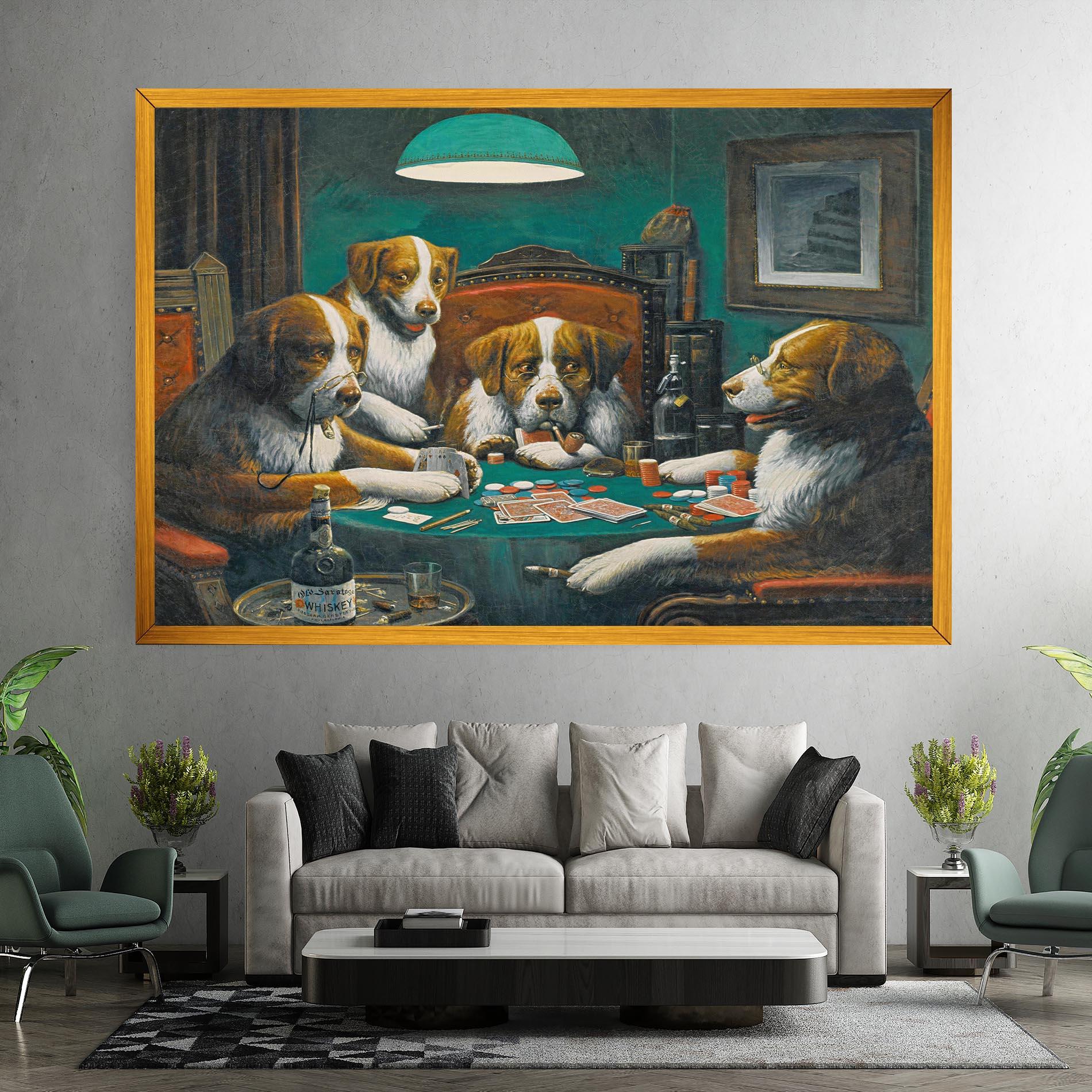 Tablou Canvas Poker Game mockup 7