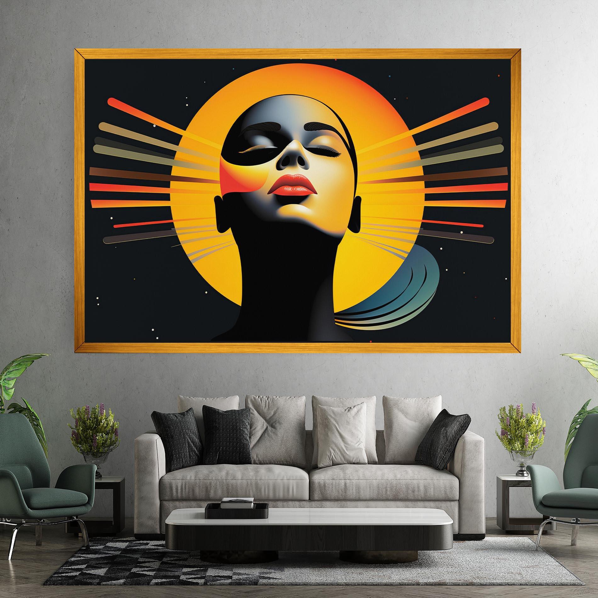 Tablou Canvas Synthetic Dreamy Profile mockup 7