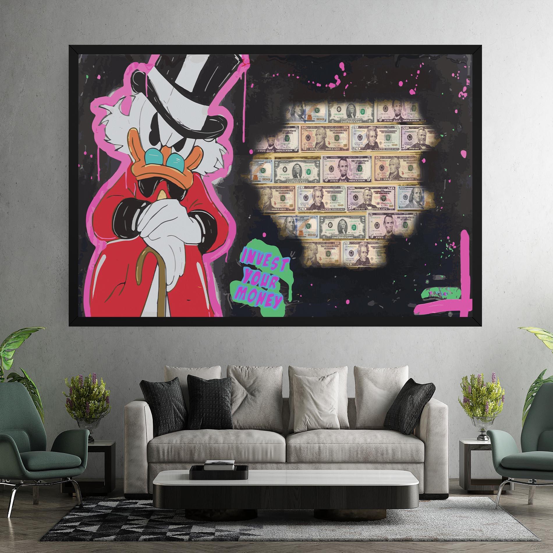 Tablou Canvas Money Advice mockup 7