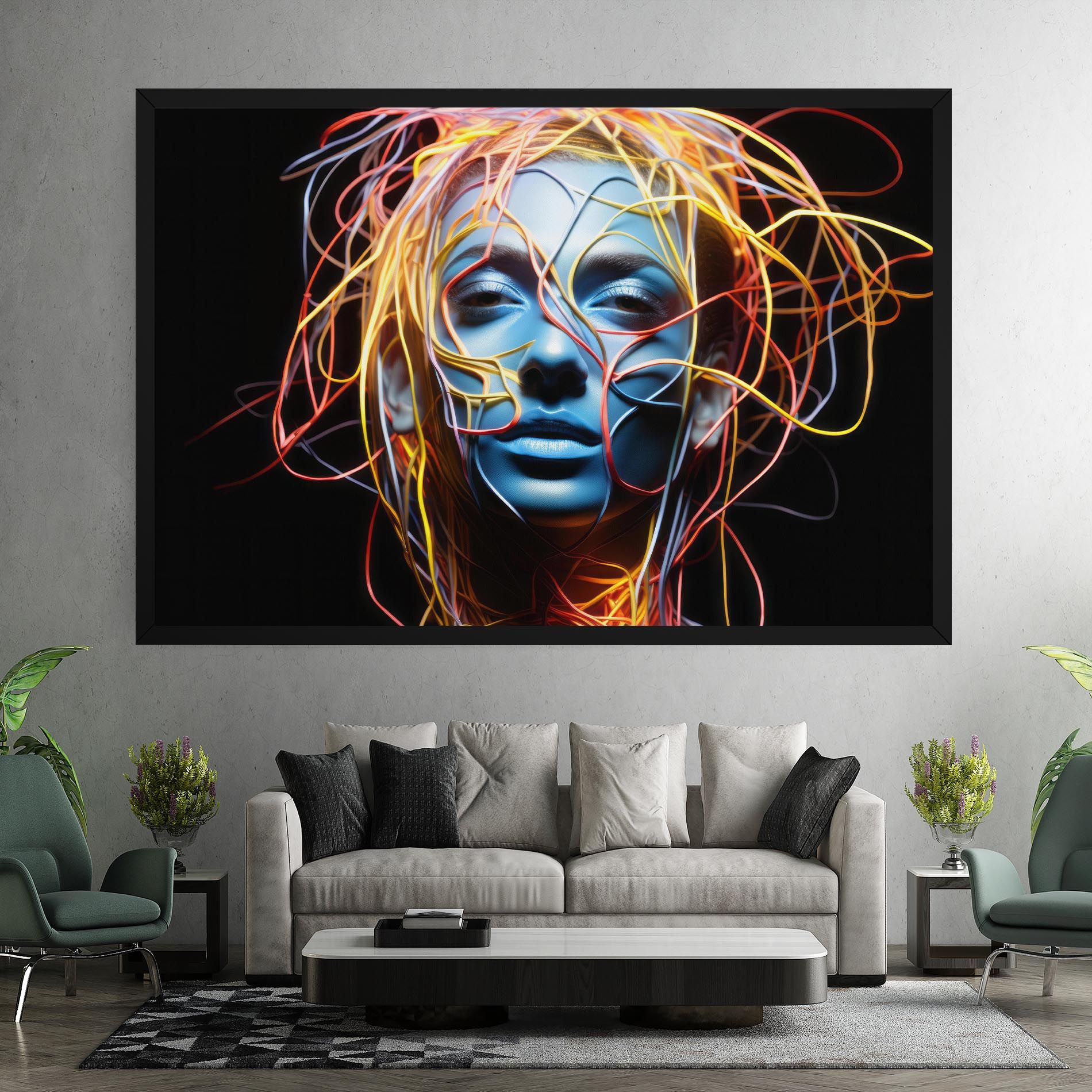 Neon Lights Hair mockup 7