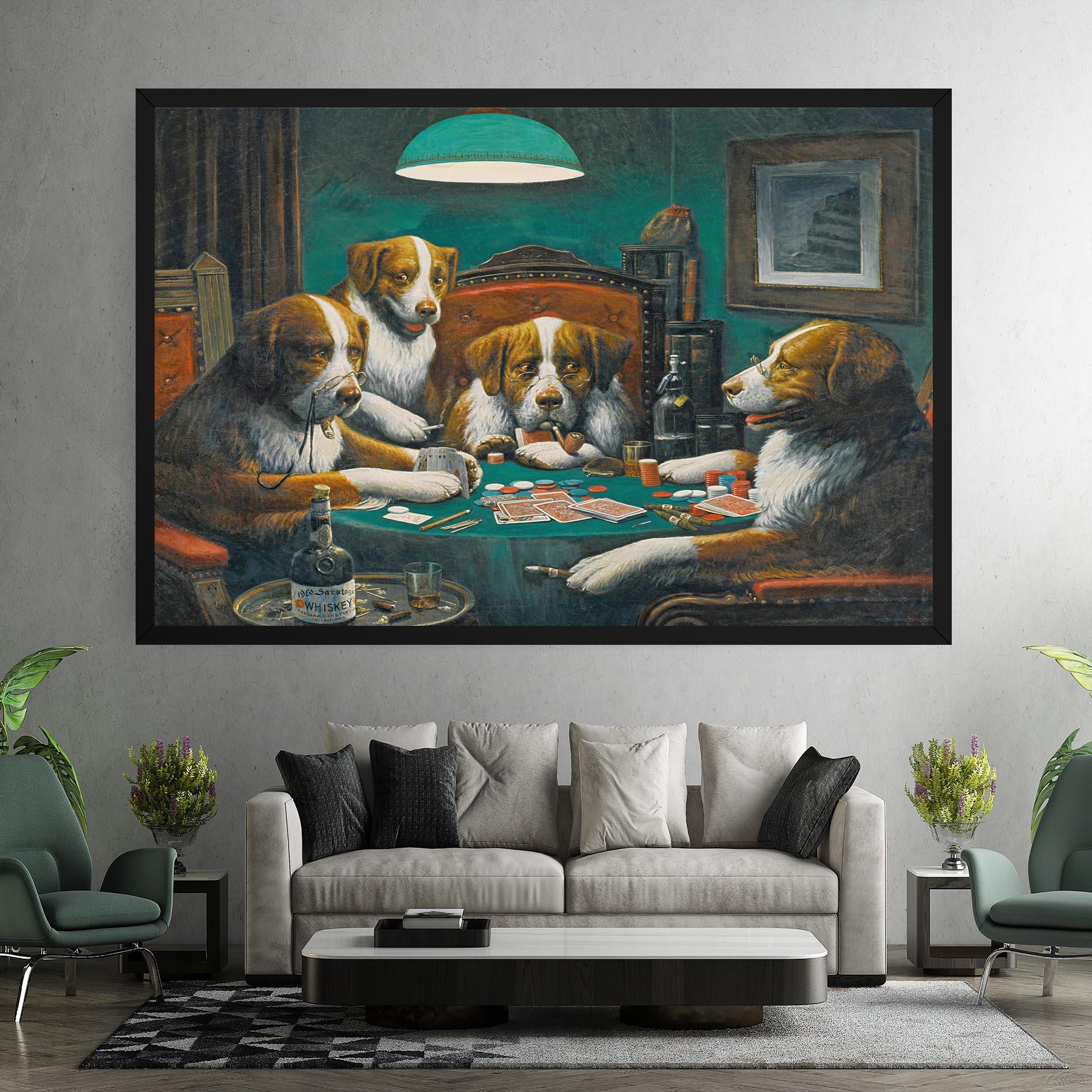 Tablou Canvas Poker Game mockup 7