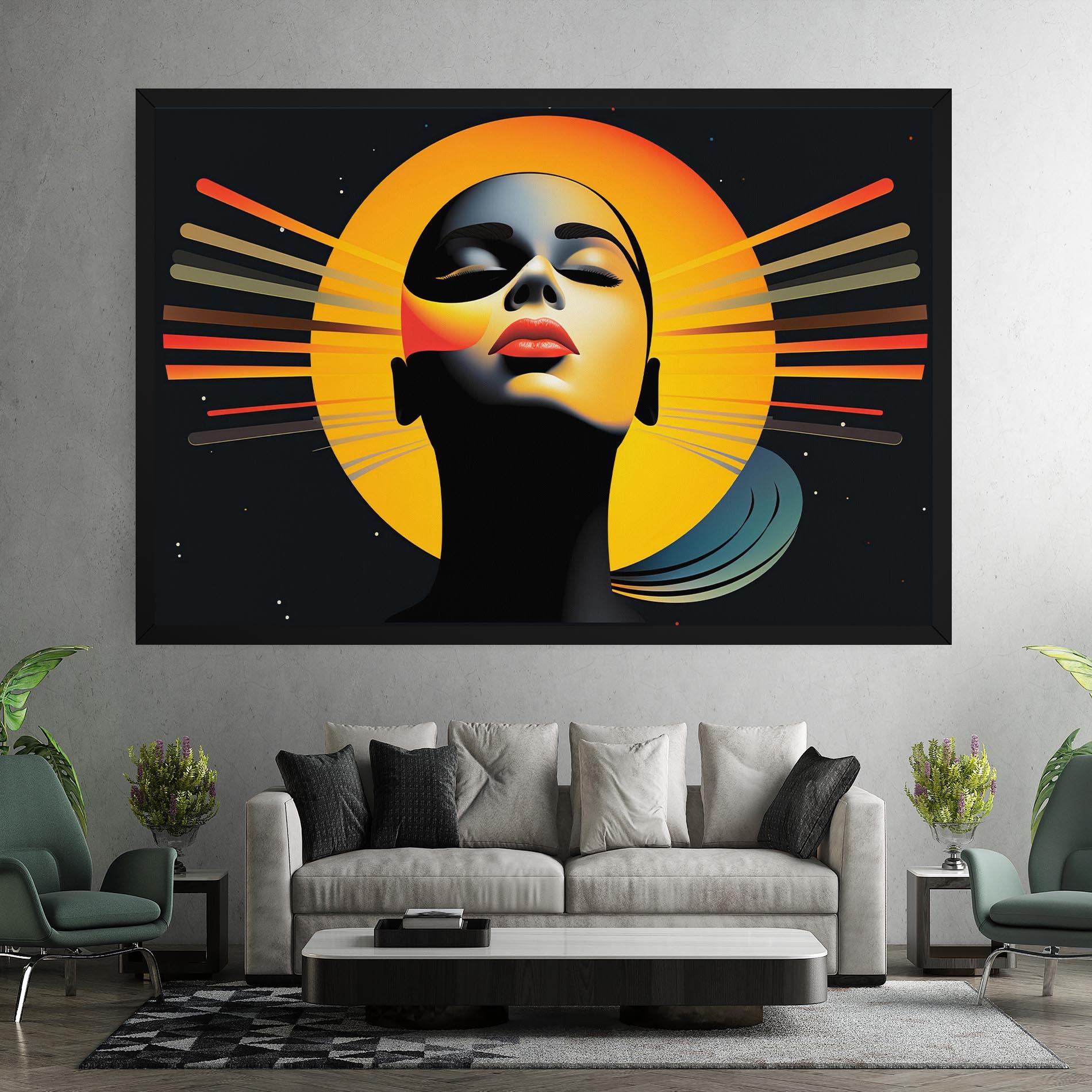 Tablou Canvas Synthetic Dreamy Profile mockup 7