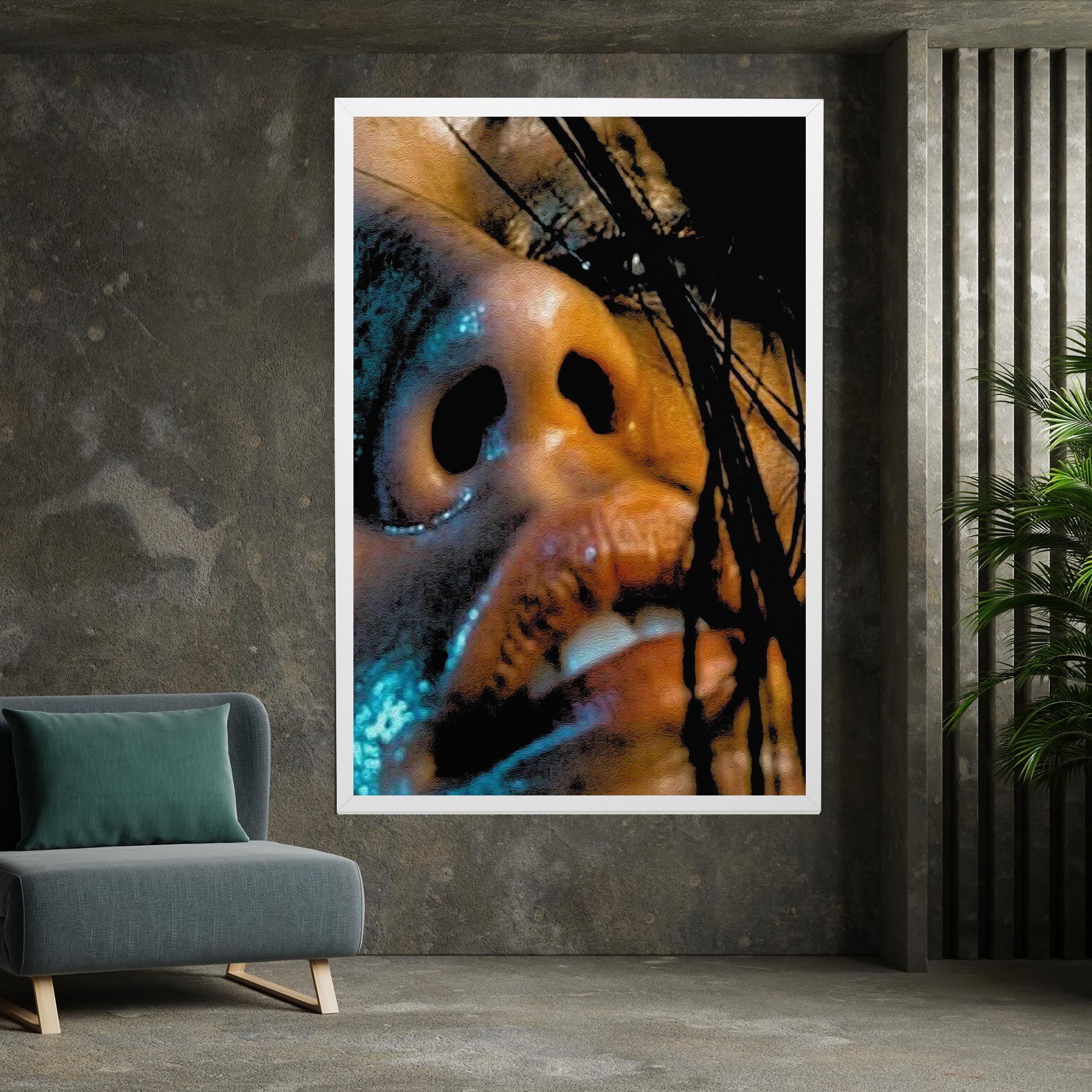 Blue Light Face mockup 7