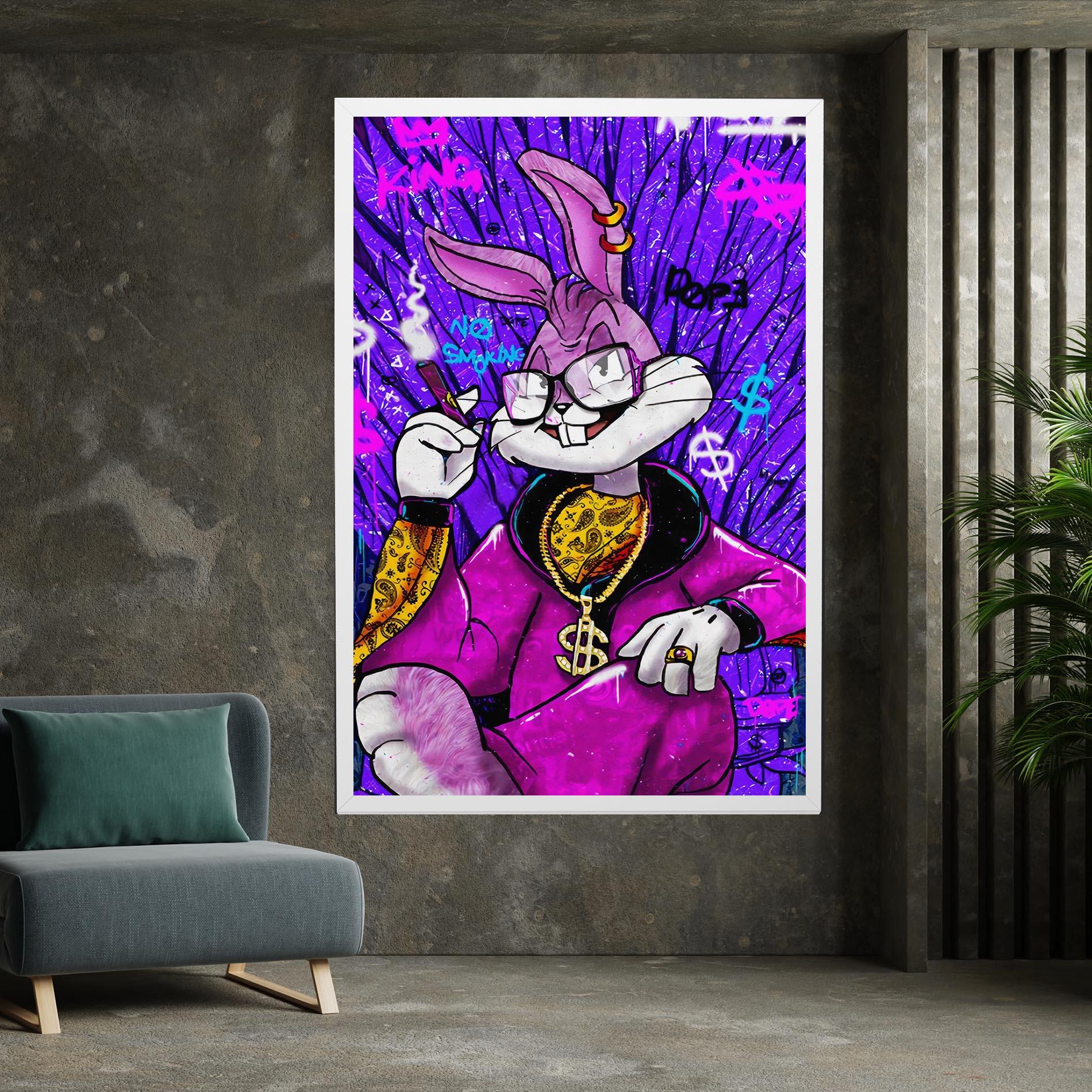 Tablou Canvas Boss Buny mockup 7