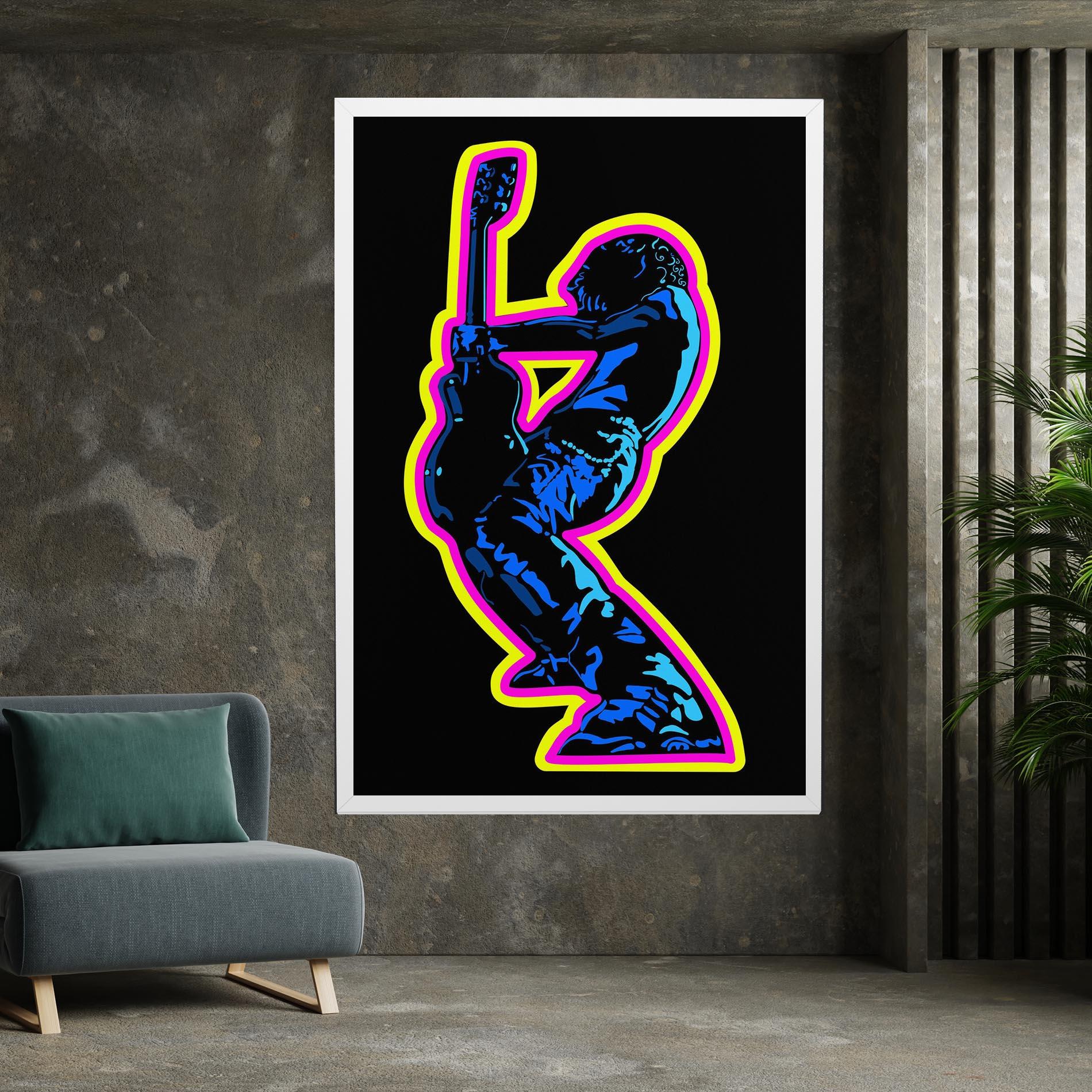 Tablou Canvas Guitarist Art mockup 7