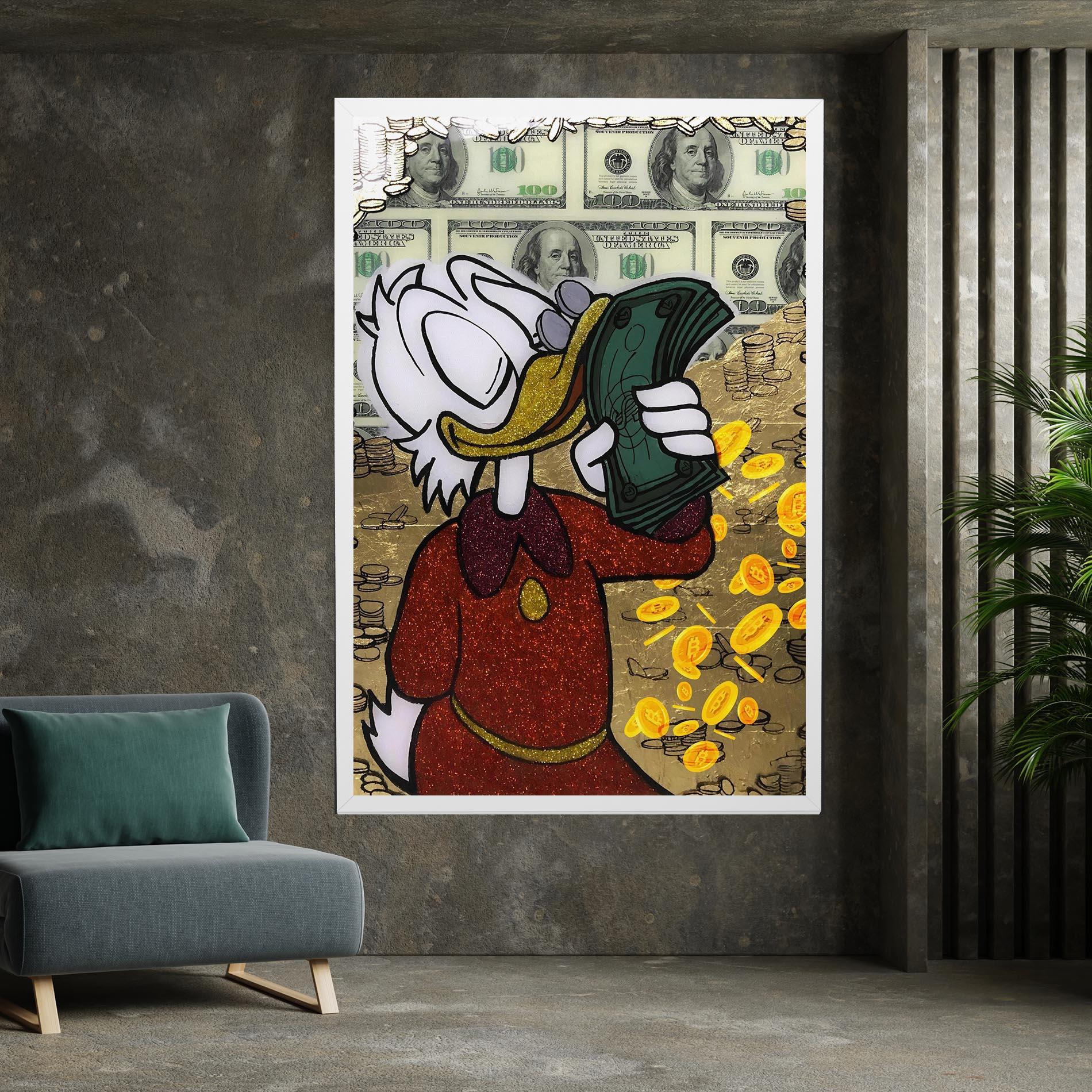 Tablou Canvas Smell Like Money mockup 7