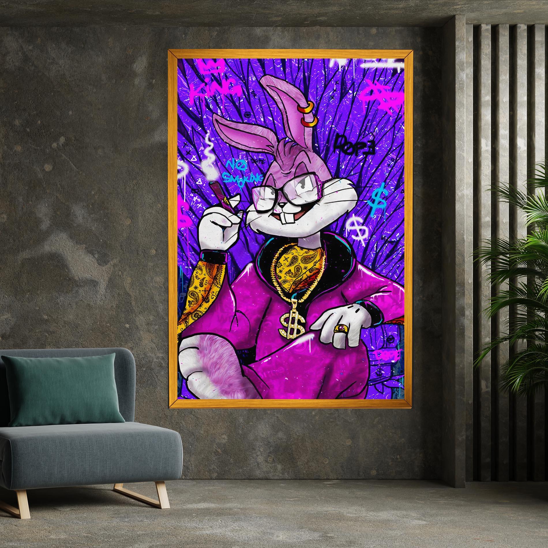 Tablou Canvas Boss Buny mockup 7