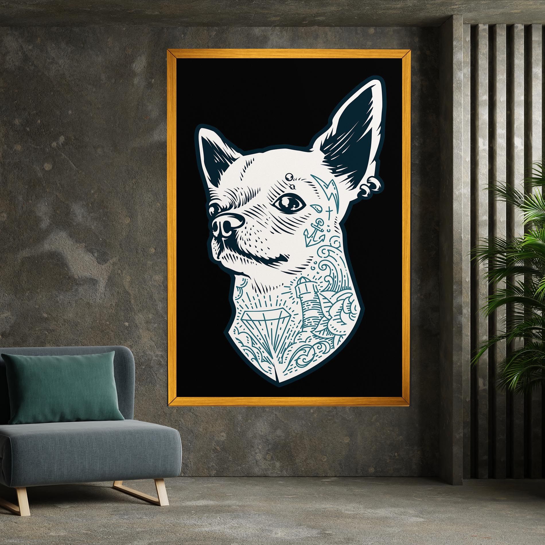 Chihuahua Tattoo mockup 7
