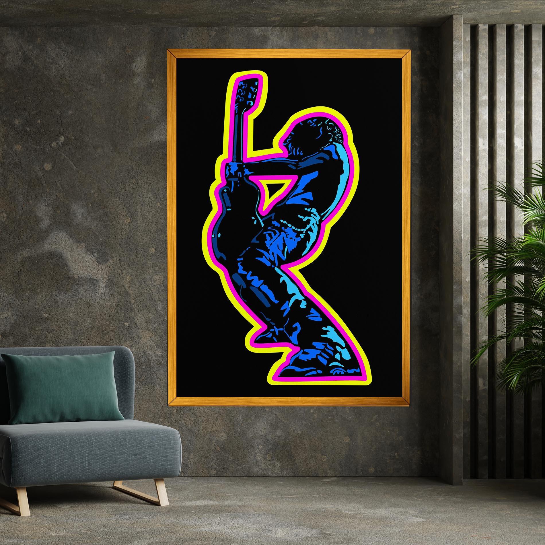 Tablou Canvas Guitarist Art mockup 7