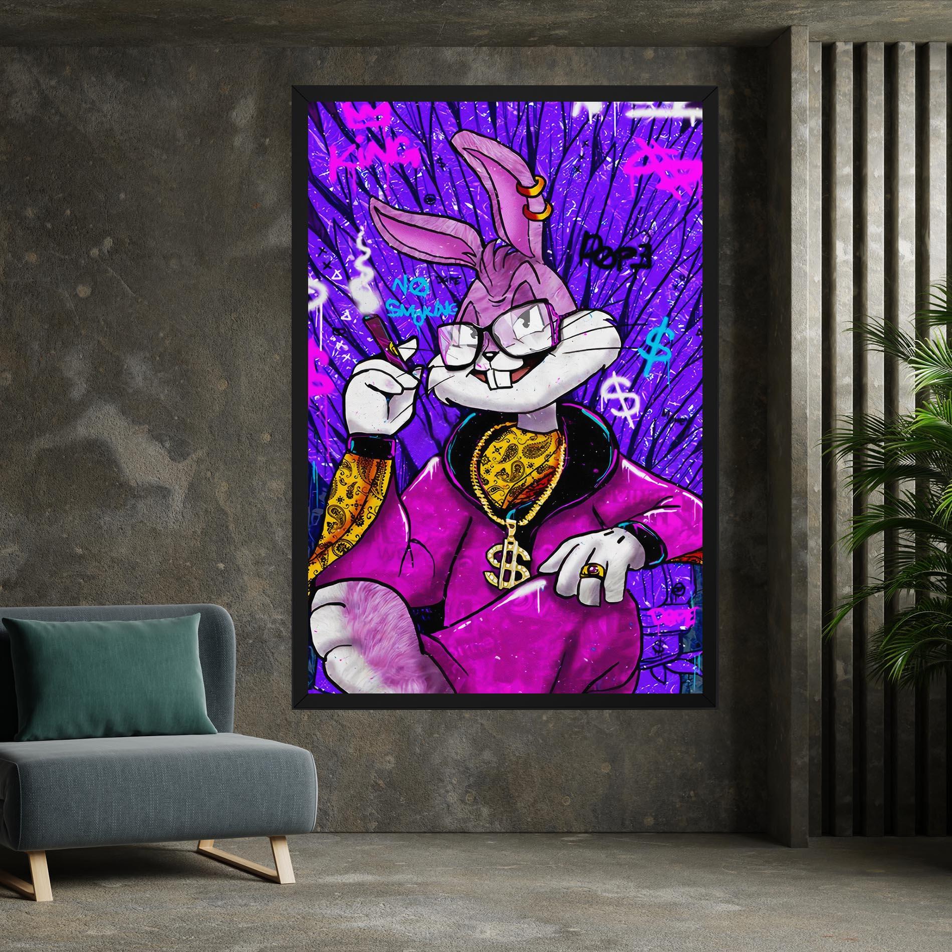 Tablou Canvas Boss Buny mockup 7