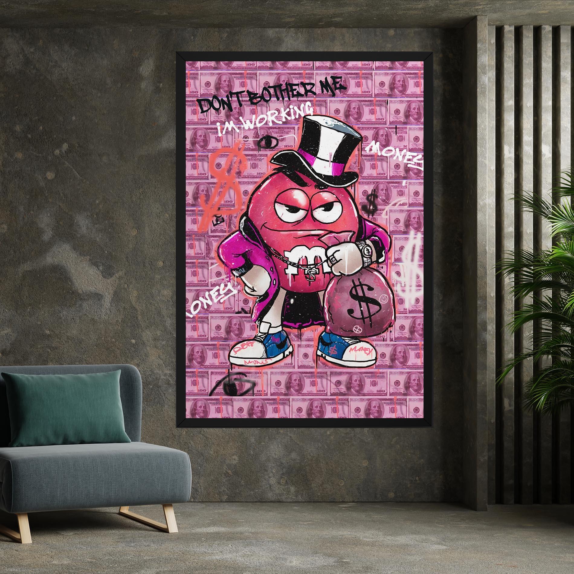 Tablou Canvas Give Me Your Money mockup 7