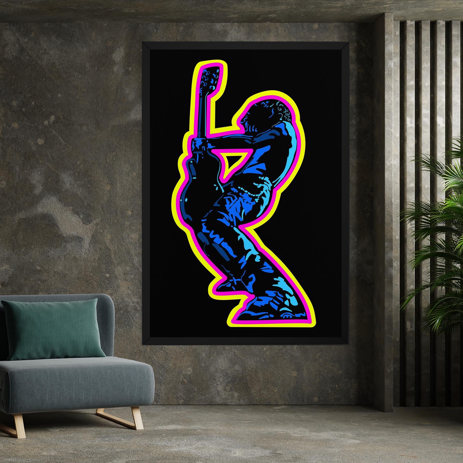 Tablou Canvas Guitarist Art mockup 7