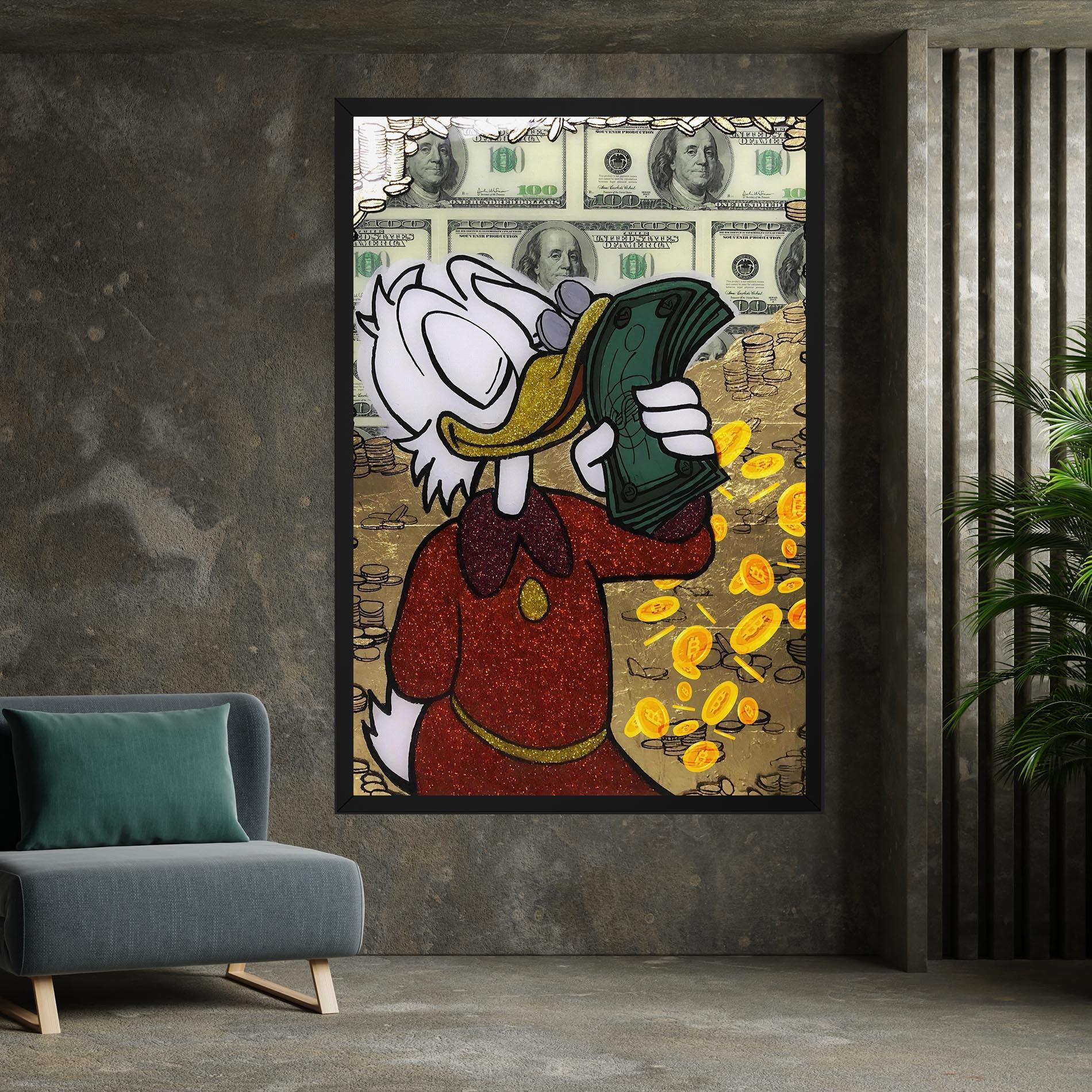 Tablou Canvas Smell Like Money mockup 7