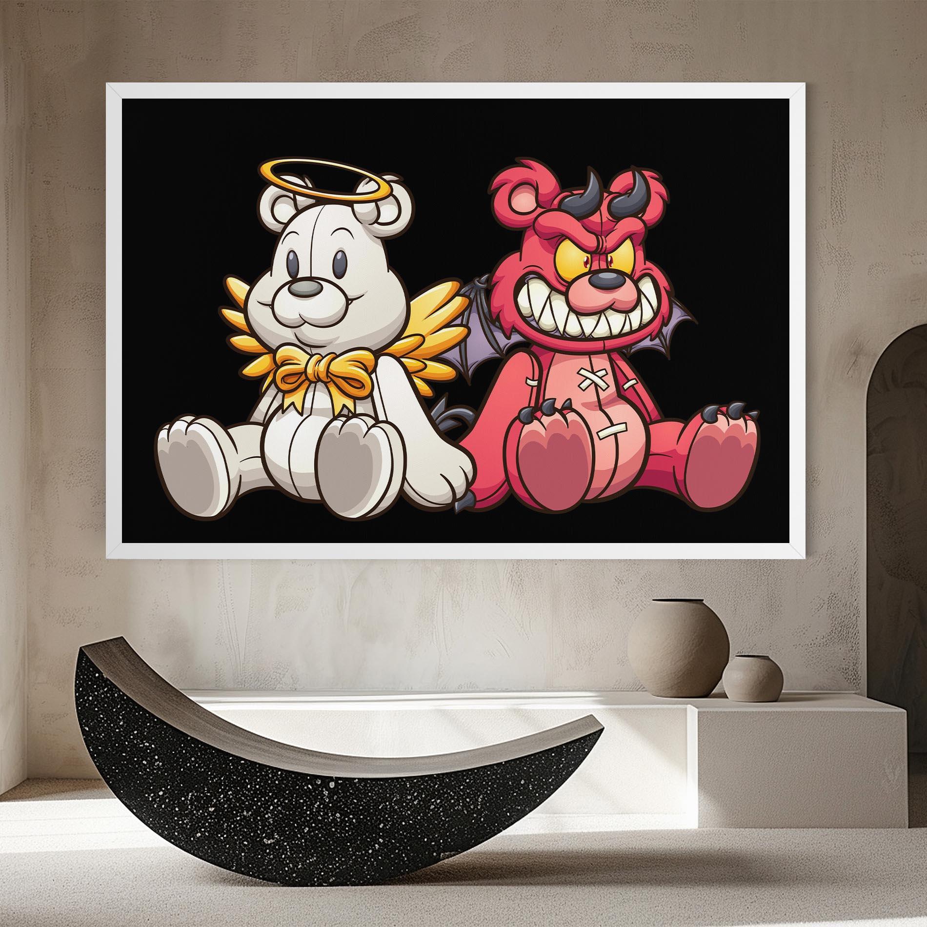 Tablou Canvas Angel Bear mockup 8
