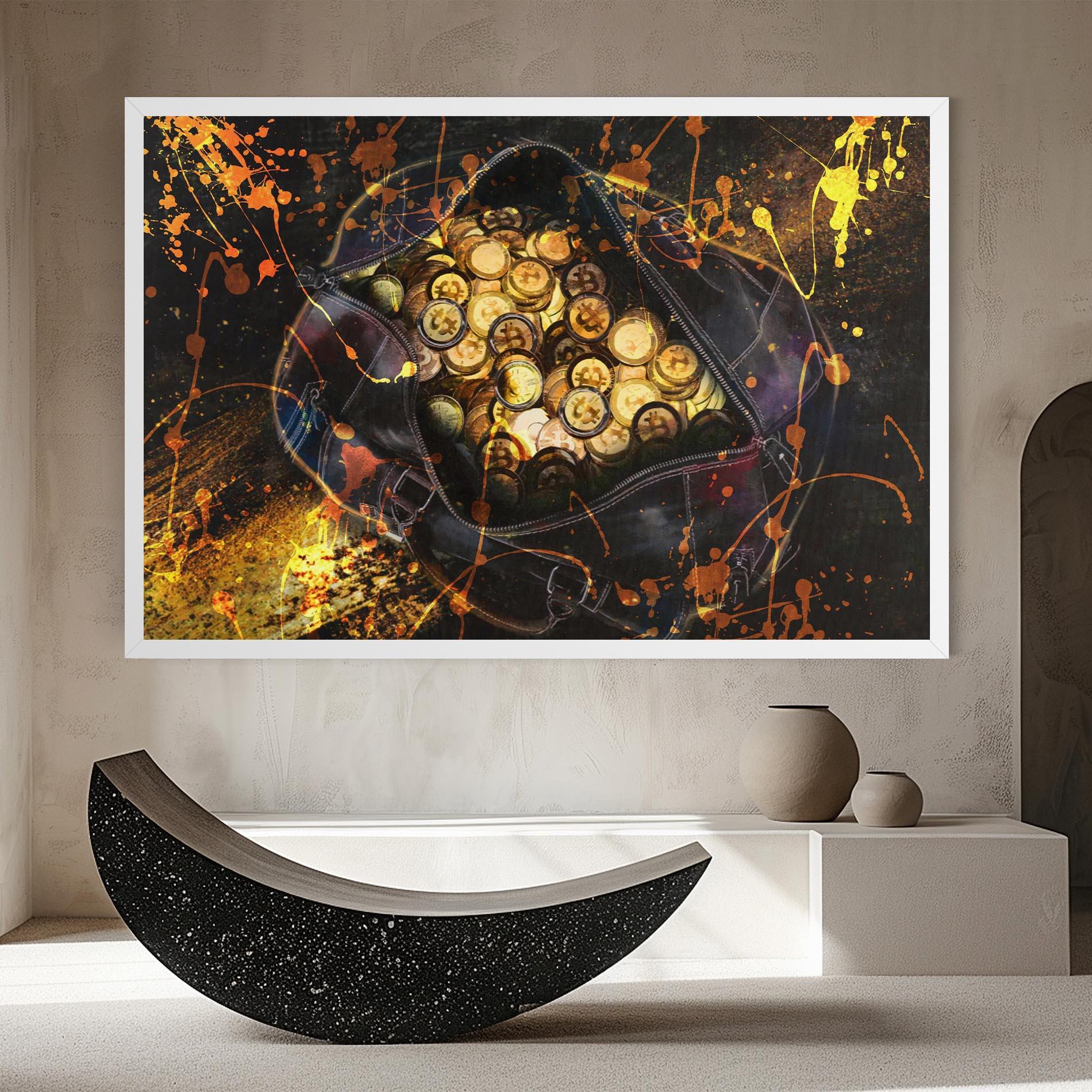 Tablou Canvas Crypto Rich mockup 8