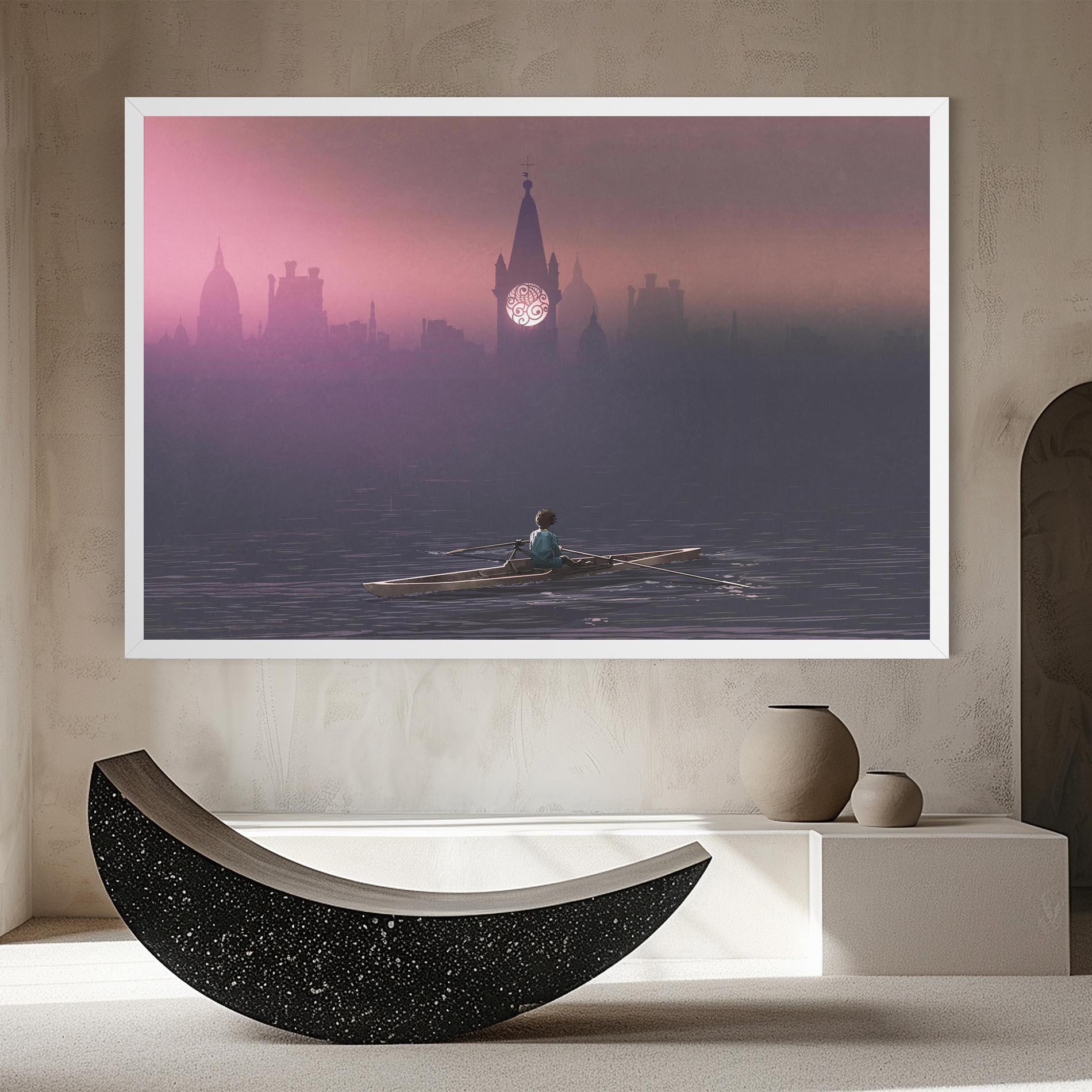 Tablou Canvas Mist City mockup 8